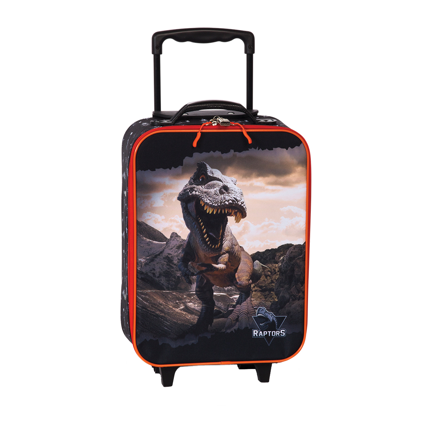 Fabrizio Kids Trolley - 2-Rollen Reisetrolley 15 L-Raptors/schwarz-rot