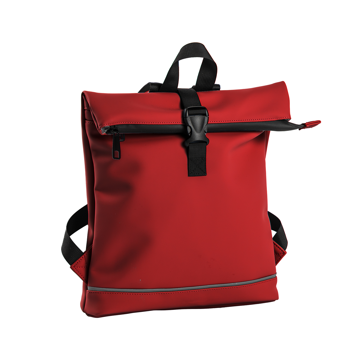 Daniel Ray Jefferson - Rolltop-Rucksack-Rot