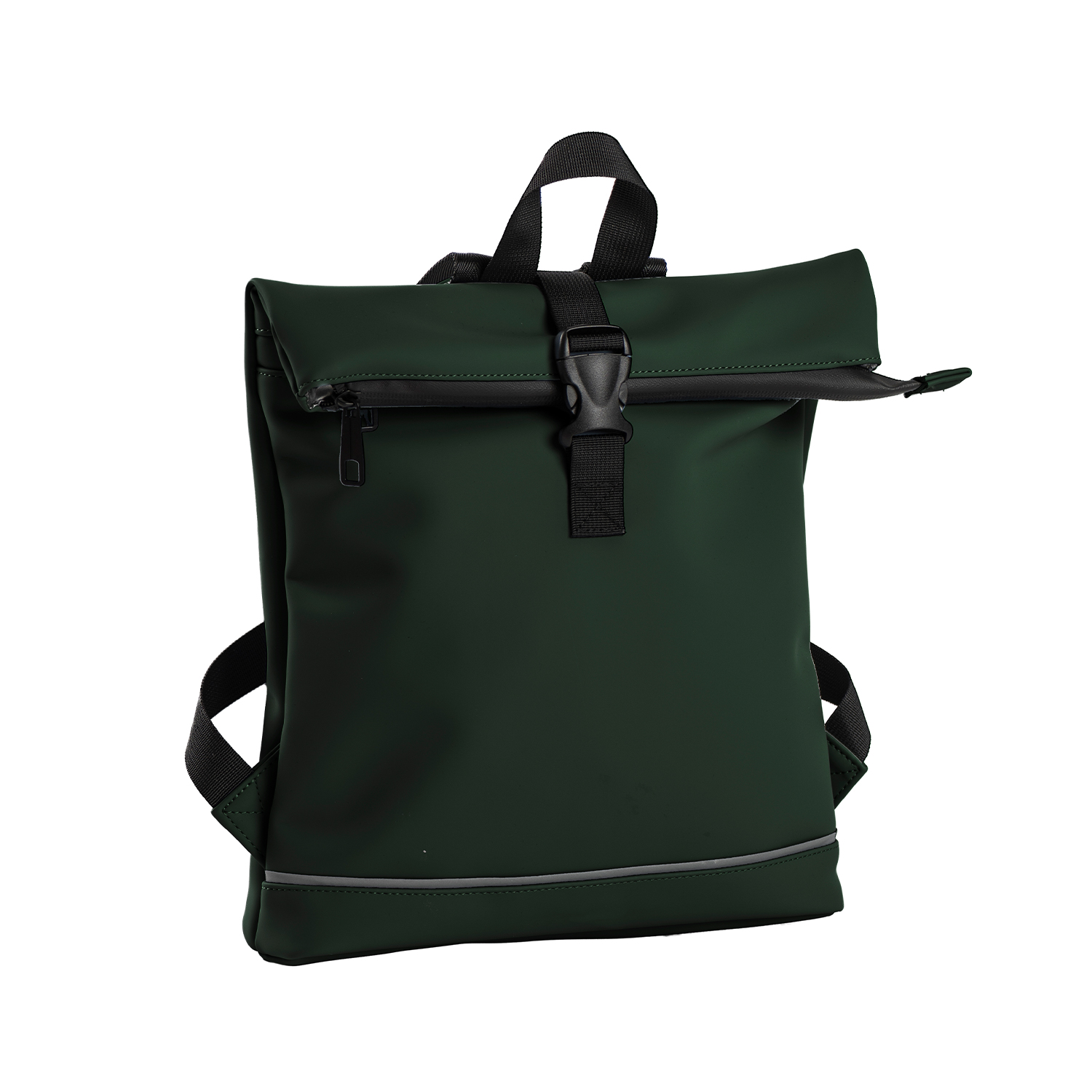 Daniel Ray Jefferson - Rolltop-Rucksack-Dunkelgrün