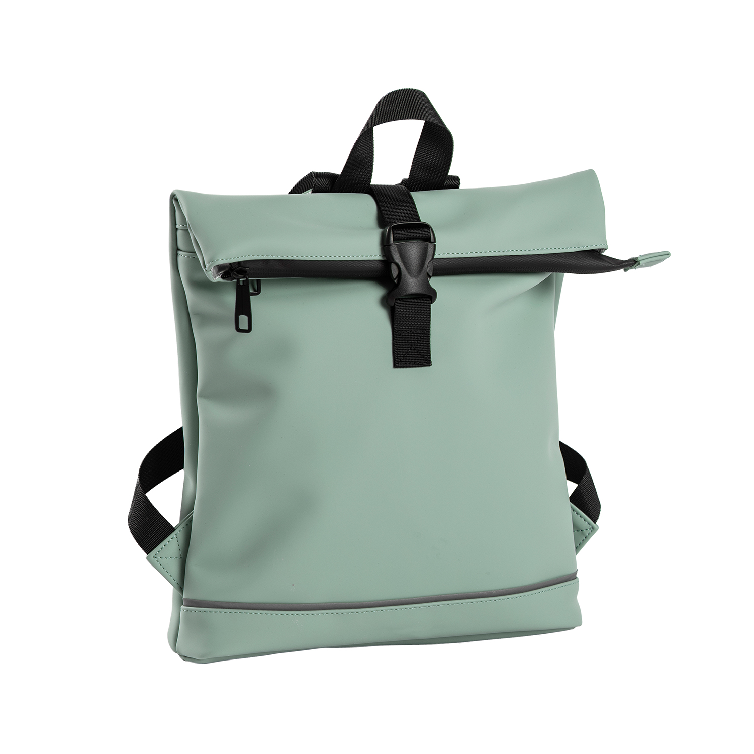 Daniel Ray Jefferson - Rolltop-Rucksack-Mintgrün