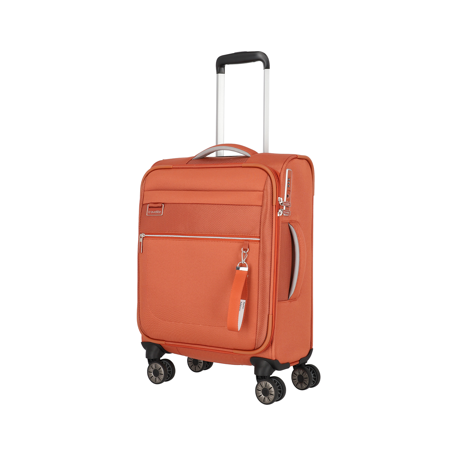 Travelite Miigo - 4 Rollen Borddtrolley 55cm-Safran