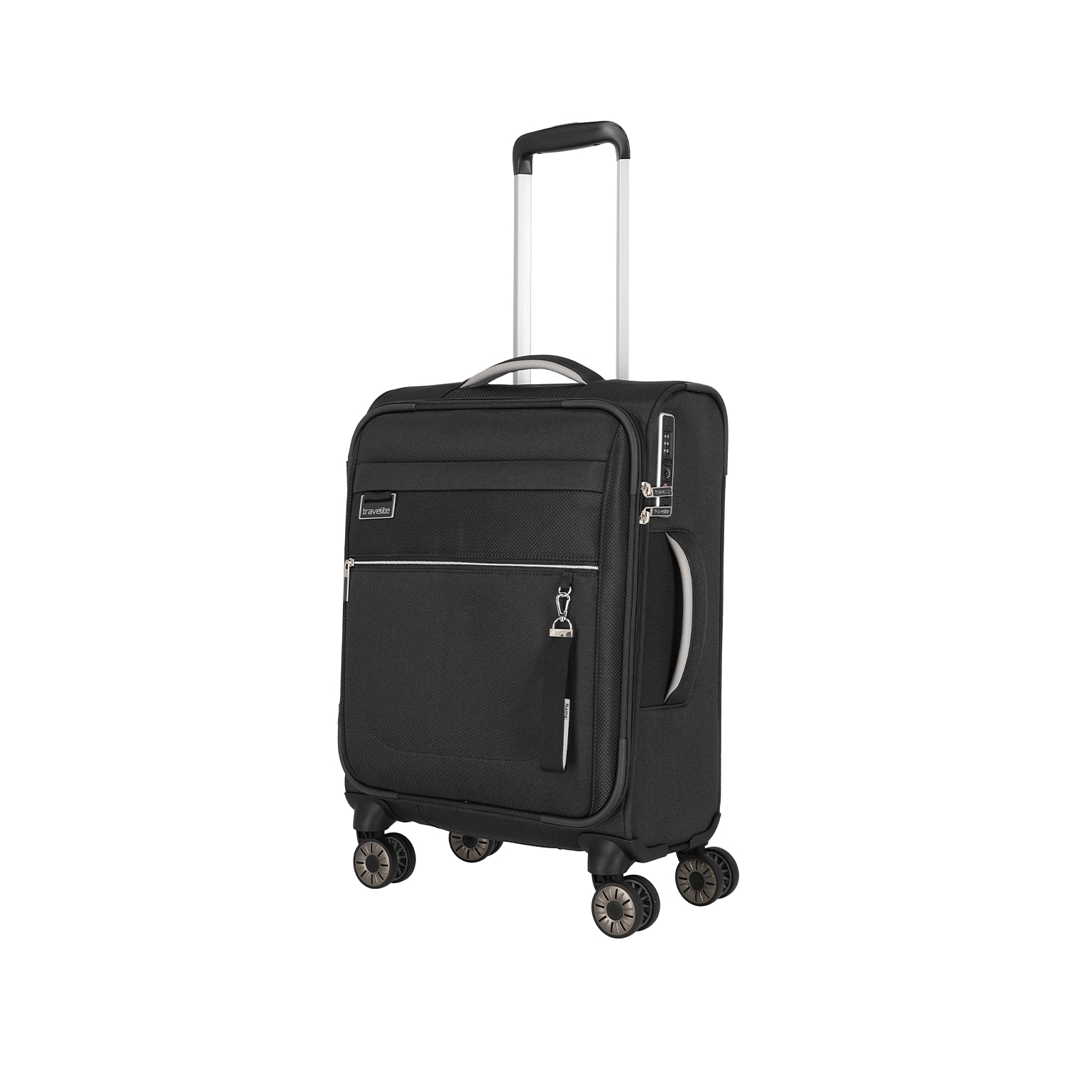 Travelite Miigo - 4 Rollen Borddtrolley 55cm-Nachtschwarz