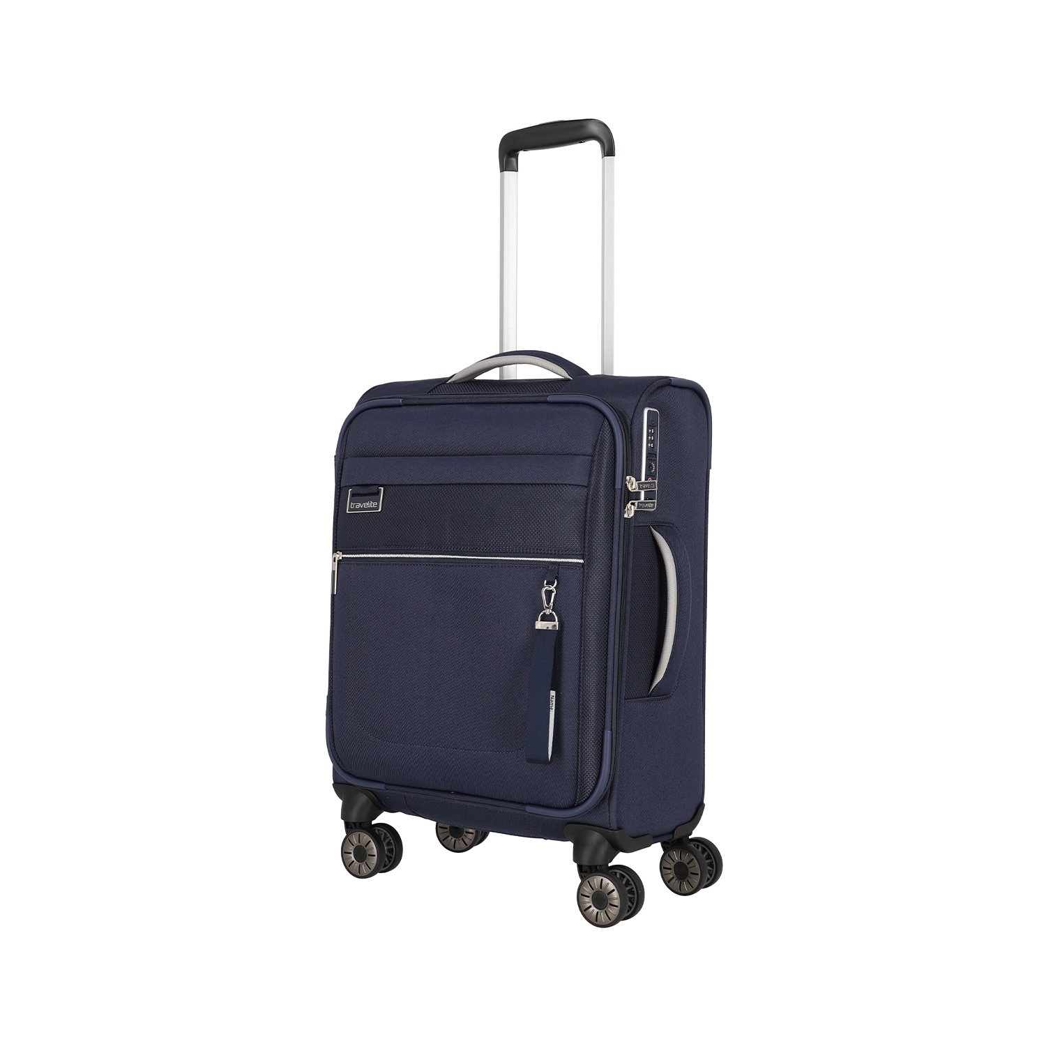 Travelite Miigo - 4 Rollen Borddtrolley 55cm-Tiefseeblau