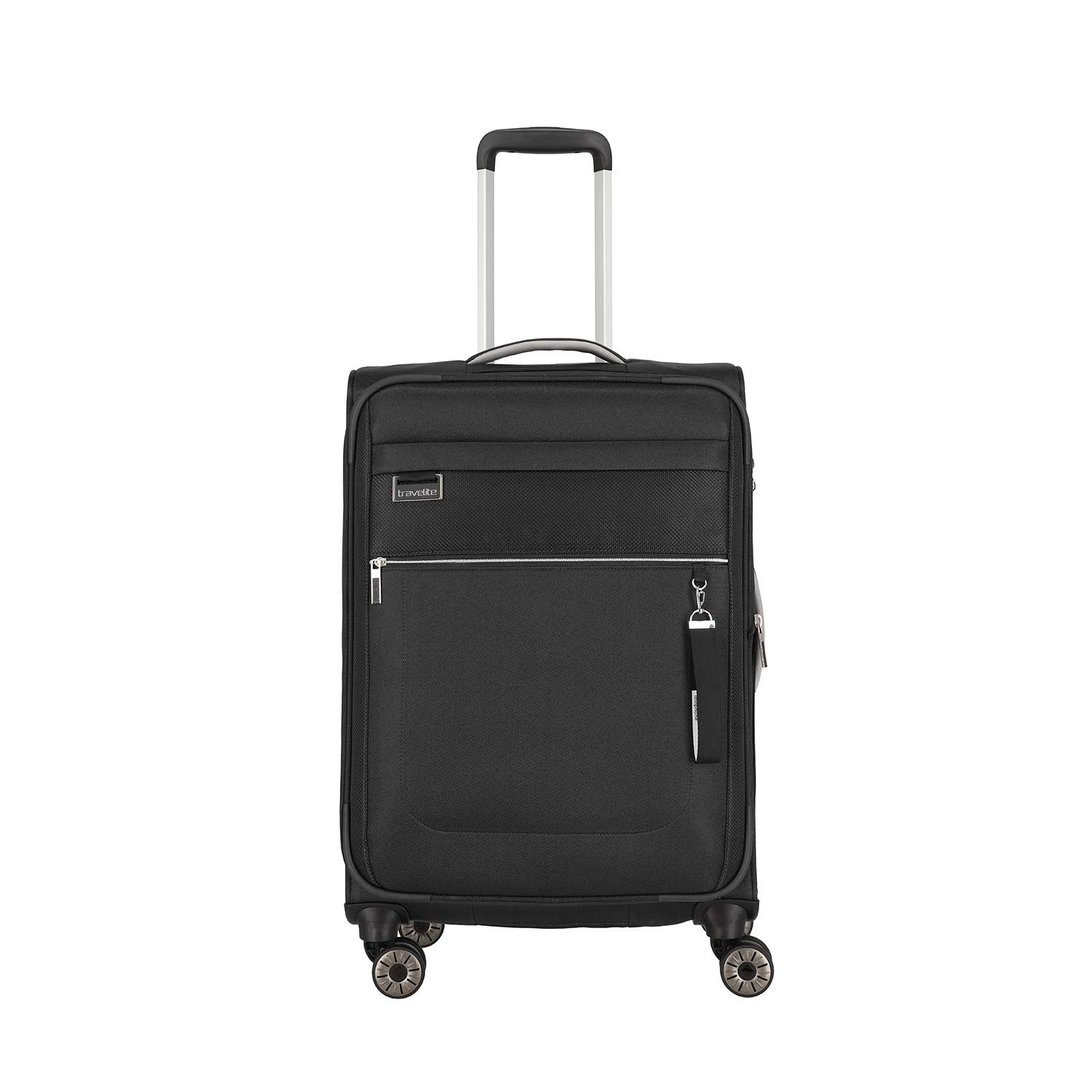 Travelite Miigo - 4 Rollen Trolley 67cm erw.-Nachtschwarz