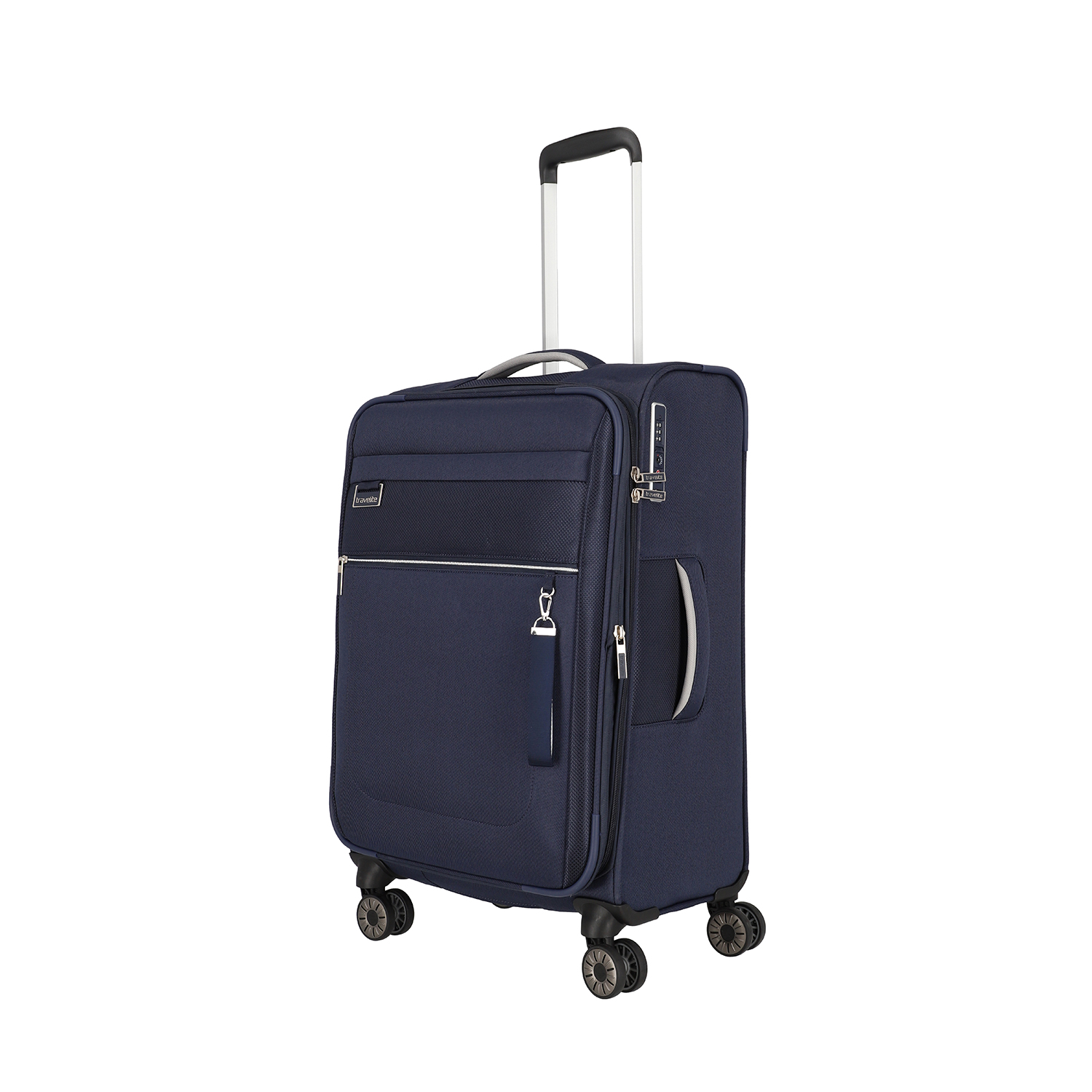 Travelite Miigo - 4 Rollen Trolley 67cm erw.-Tiefseeblau