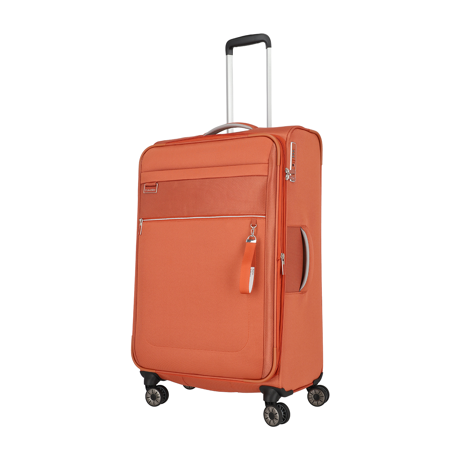 Travelite Miigo - 4 Rollen Trolley 77cm erw.-Safran
