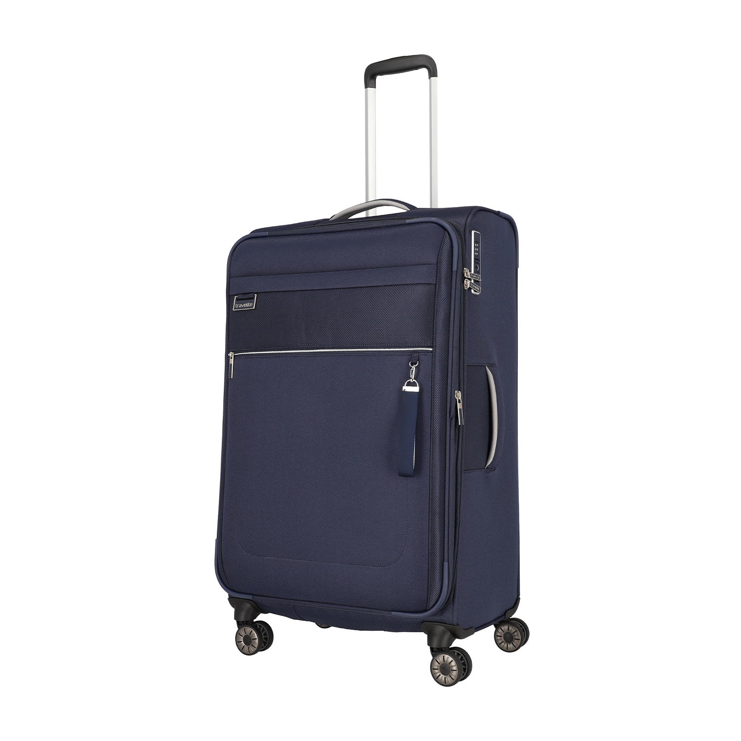 Travelite Miigo - 4 Rollen Trolley 77cm erw.-Tiefseeblau