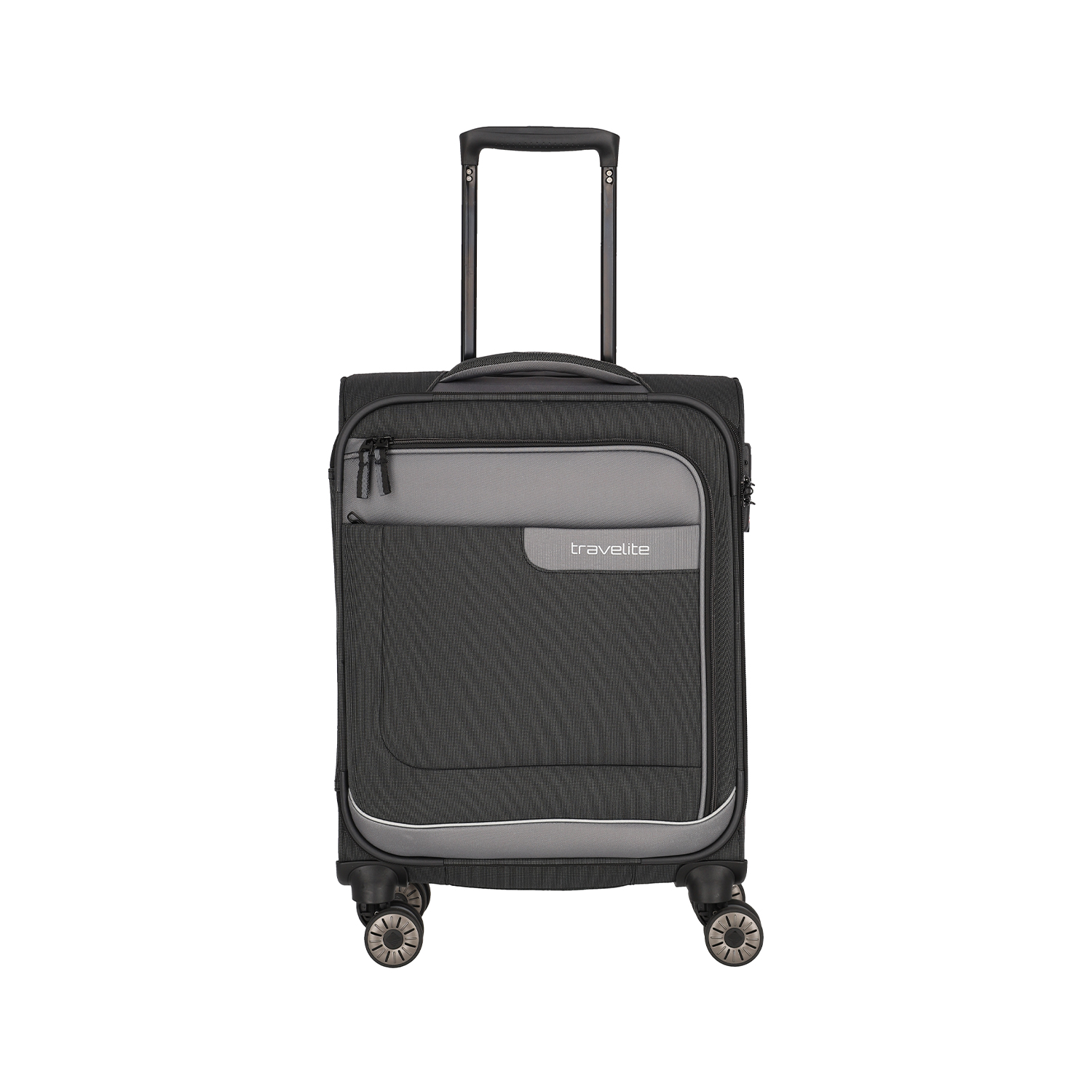 Travelite Viia - 4 Rollen Bordtrolley S 55cm-Schiefer