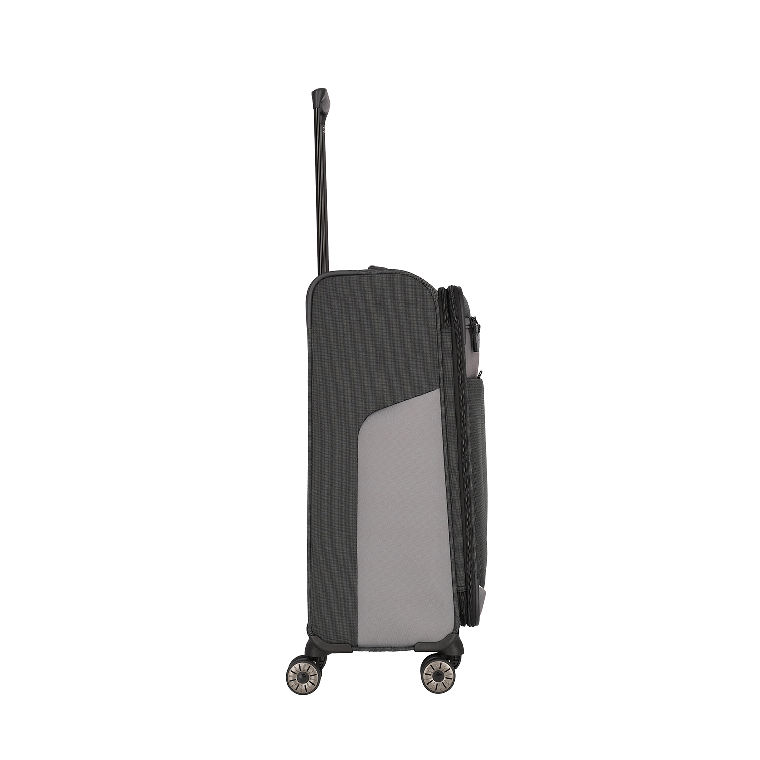 Travelite Viia - 4 Rollen Trolley mit Erweiterung M 67cm-Schiefer