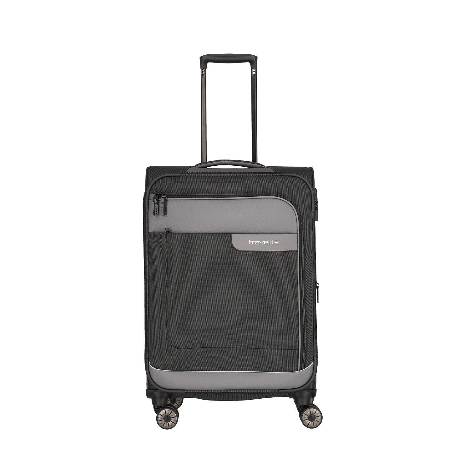 Travelite Viia - 4 Rollen Trolley mit Erweiterung M 67cm-Schiefer