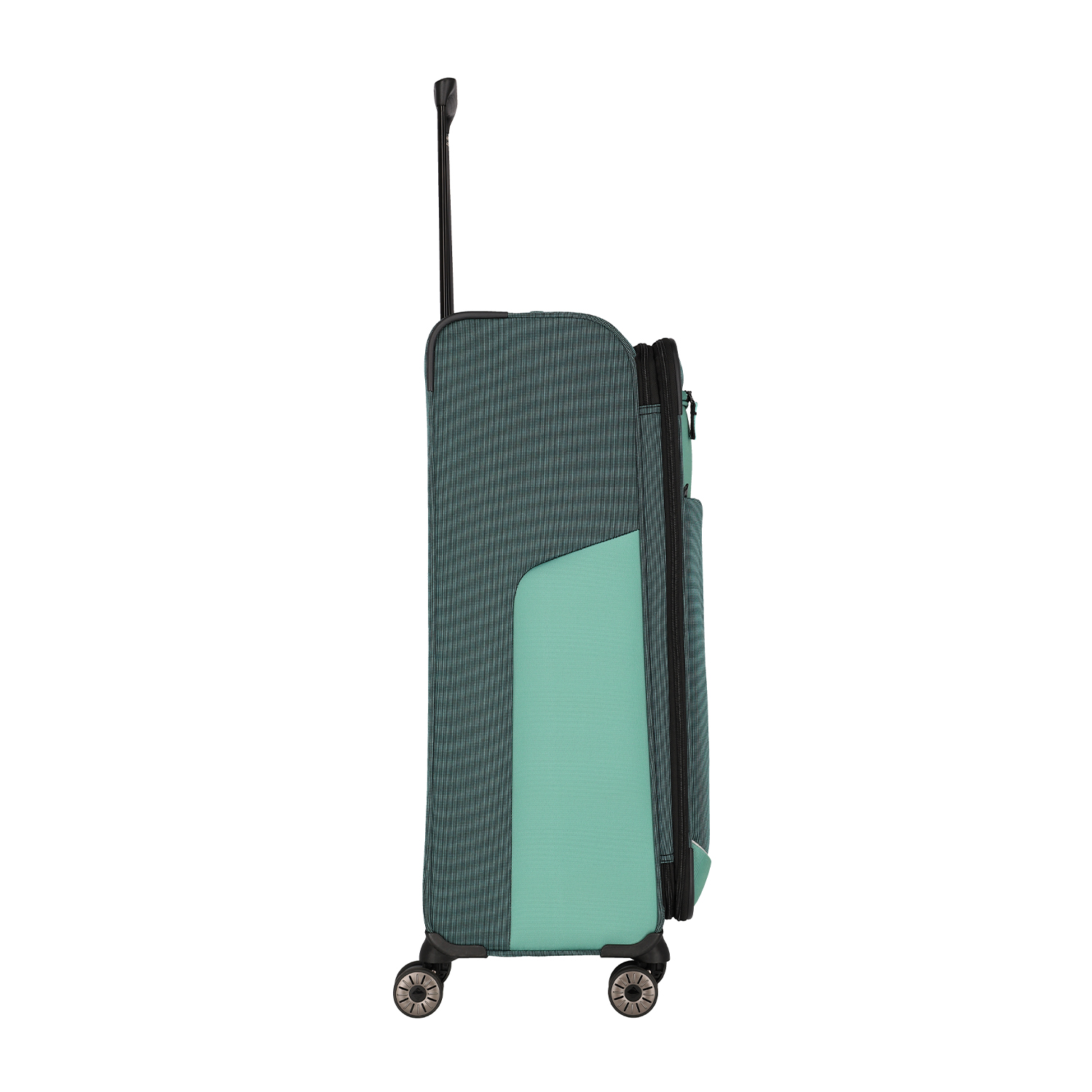 Travelite Viia - 4 Rollen Trolley mit Erweiterung L 77cm-Eukalyptus
