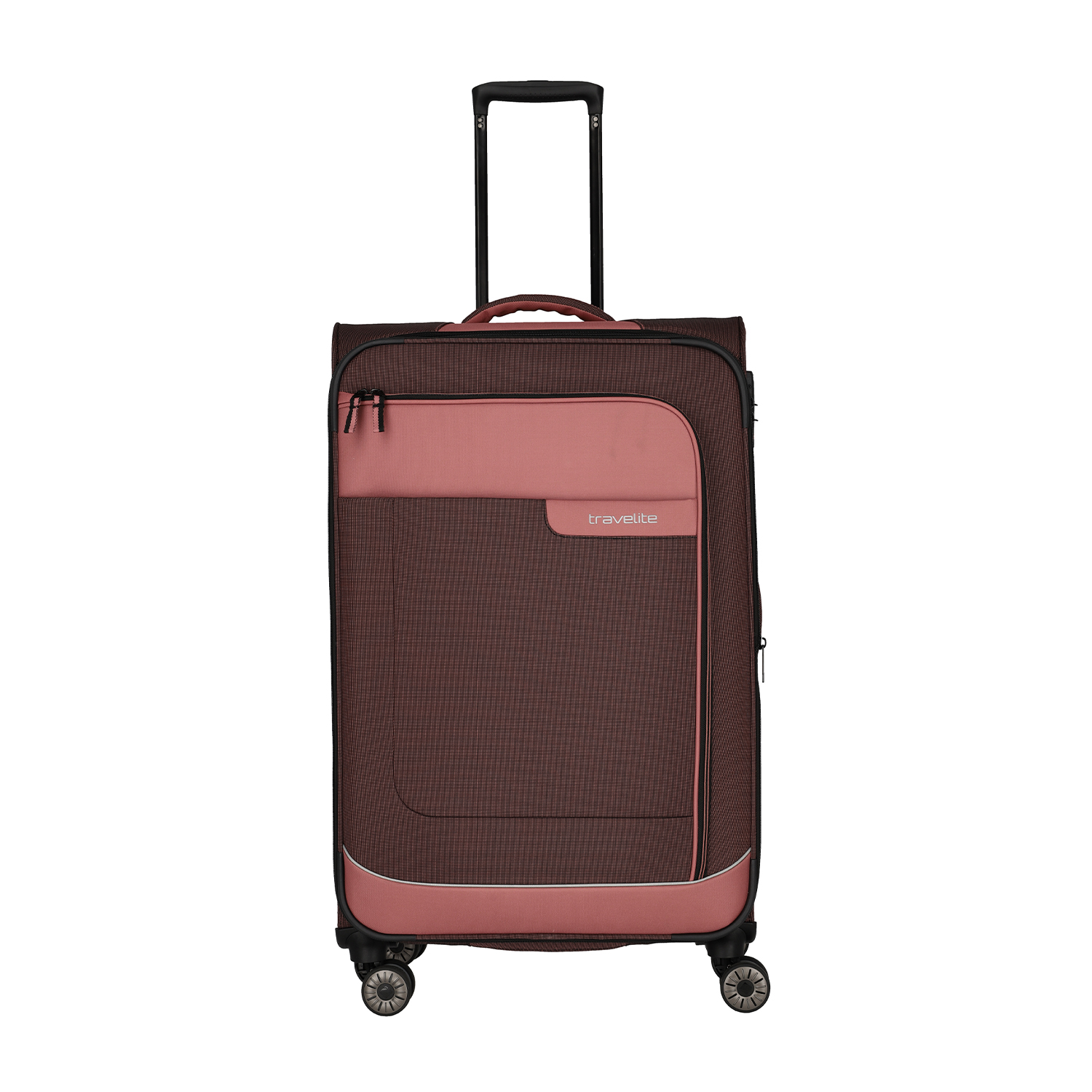 Travelite Viia - 4 Rollen Trolley mit Erweiterung L 77cm-Frühlingsrose