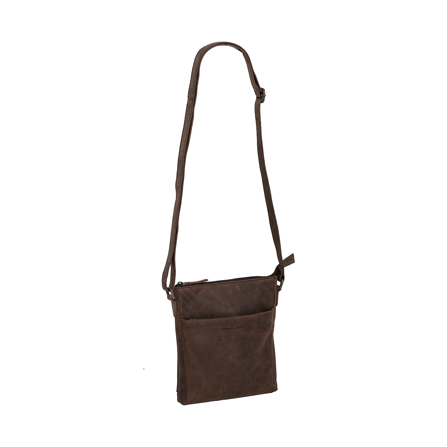 Daniel Ray San Francisco - Leder Umhängetasche-Dunkelbraun