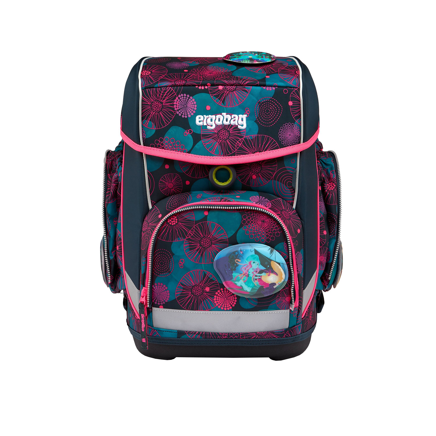 Ergobag Cubo Schulranzen Set 5-teilig 2.4-KorallBär