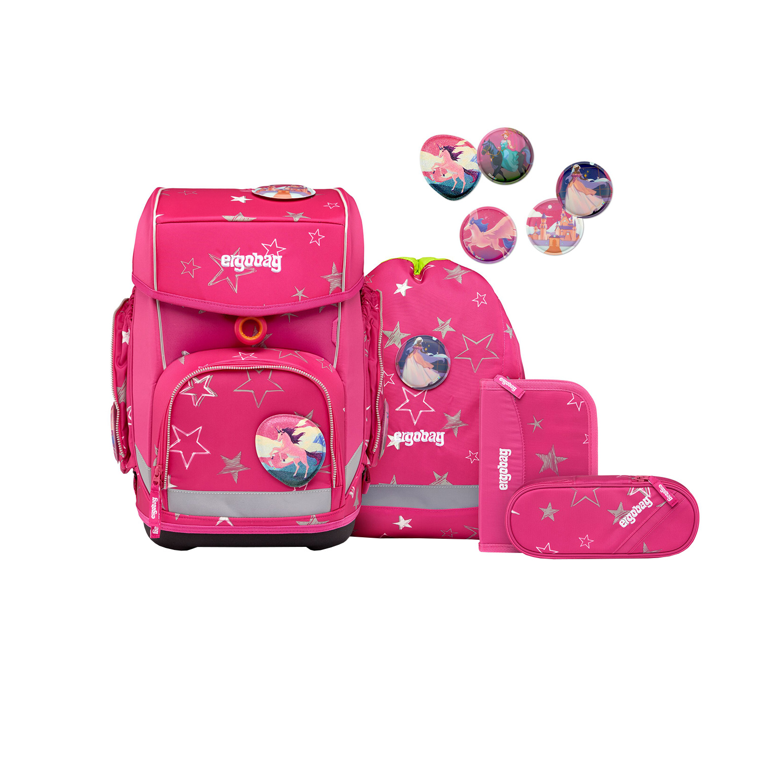 Ergobag Cubo Schulranzen Set 5-teilig 2.4-SternzauBär