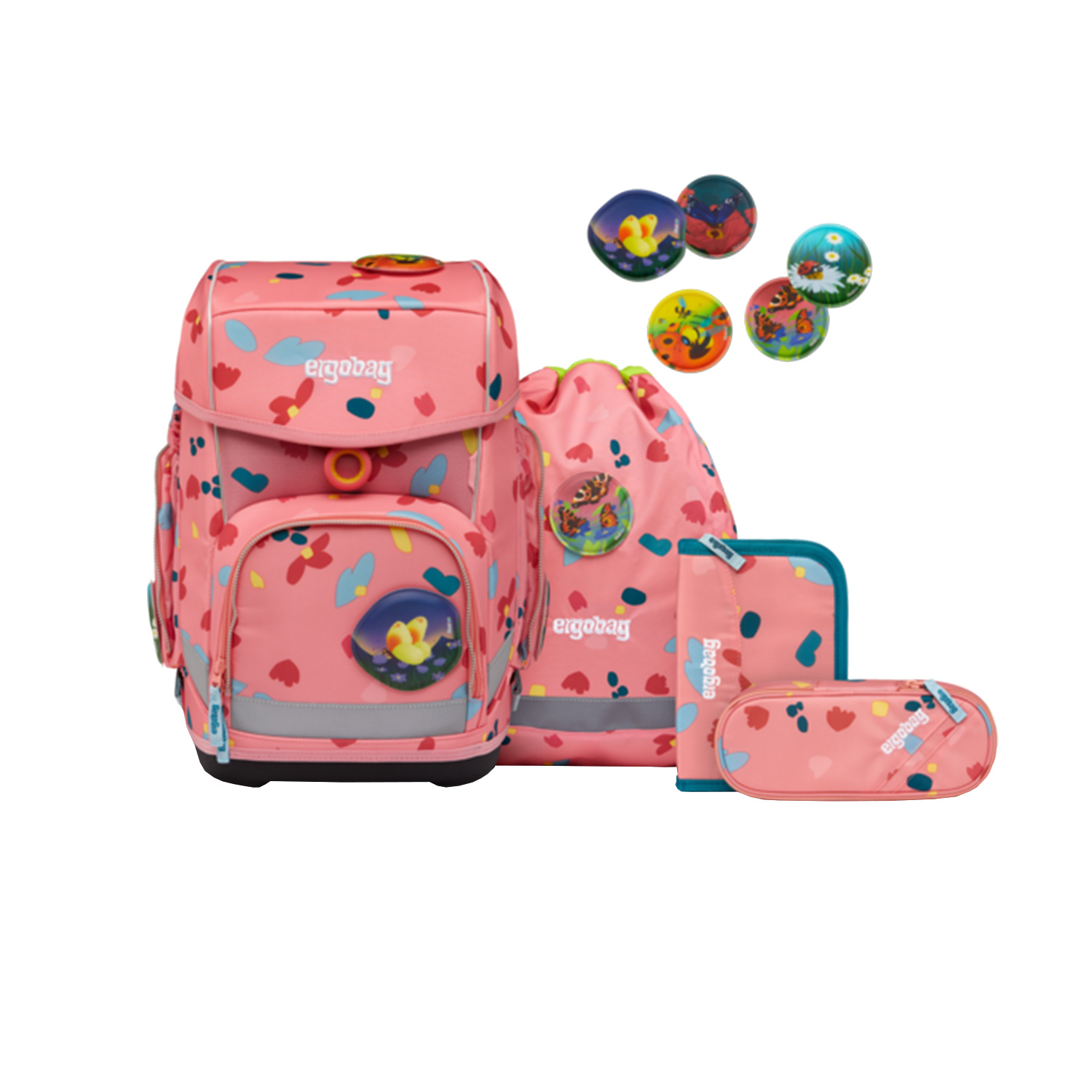 Ergobag Cubo Schulranzen Set 5-teilig 2.4-ZitronenfaltBär