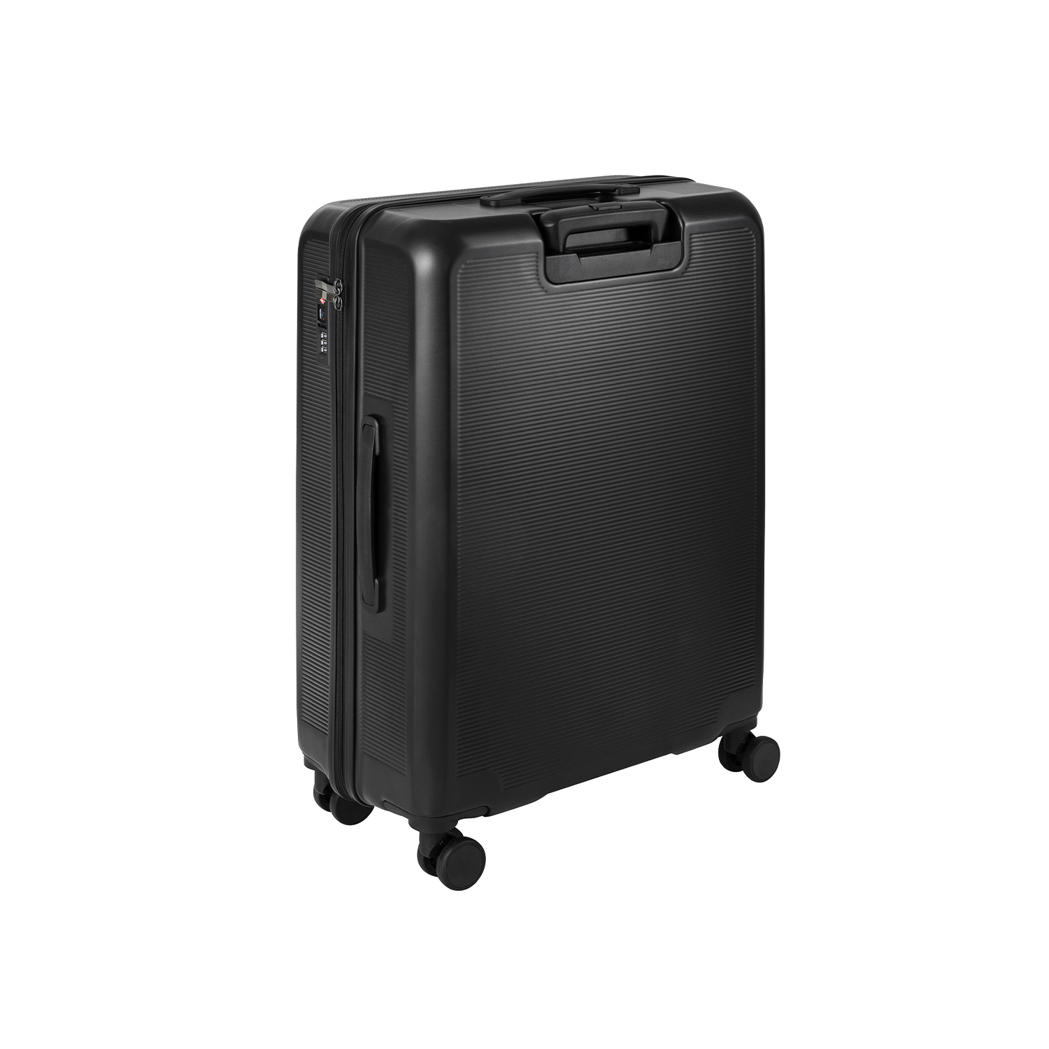 D&N Lederwaren Travel Line 2500 - 4 Rollen Trolley 67-Schwarz