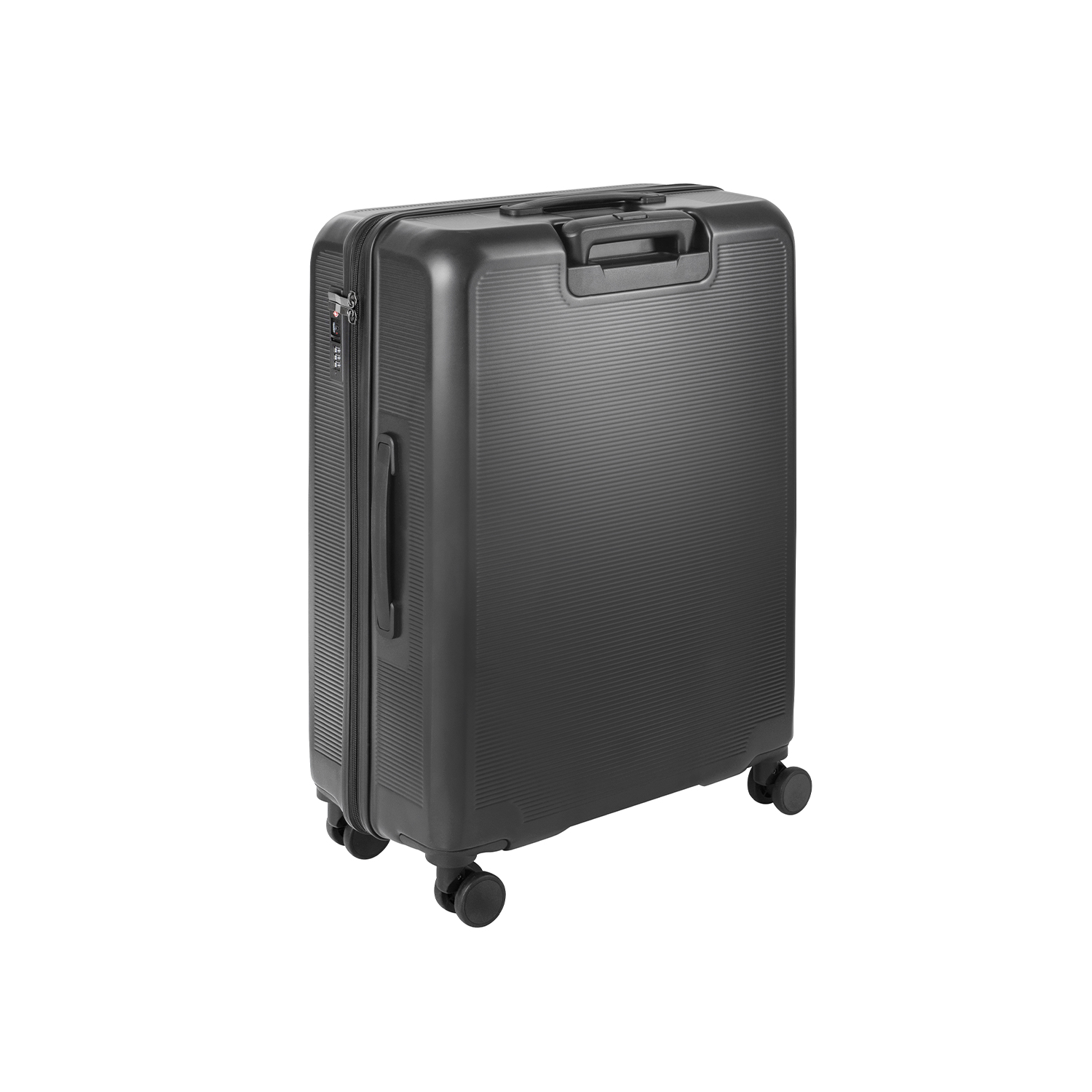D&N Lederwaren Travel Line 2500 - 4 Rollen Trolley 67-Grau