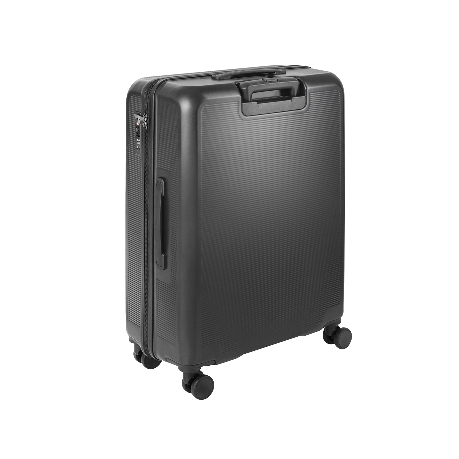D&N Lederwaren Travel Line 2500 - 4-Rollen Trolley 79-Grau