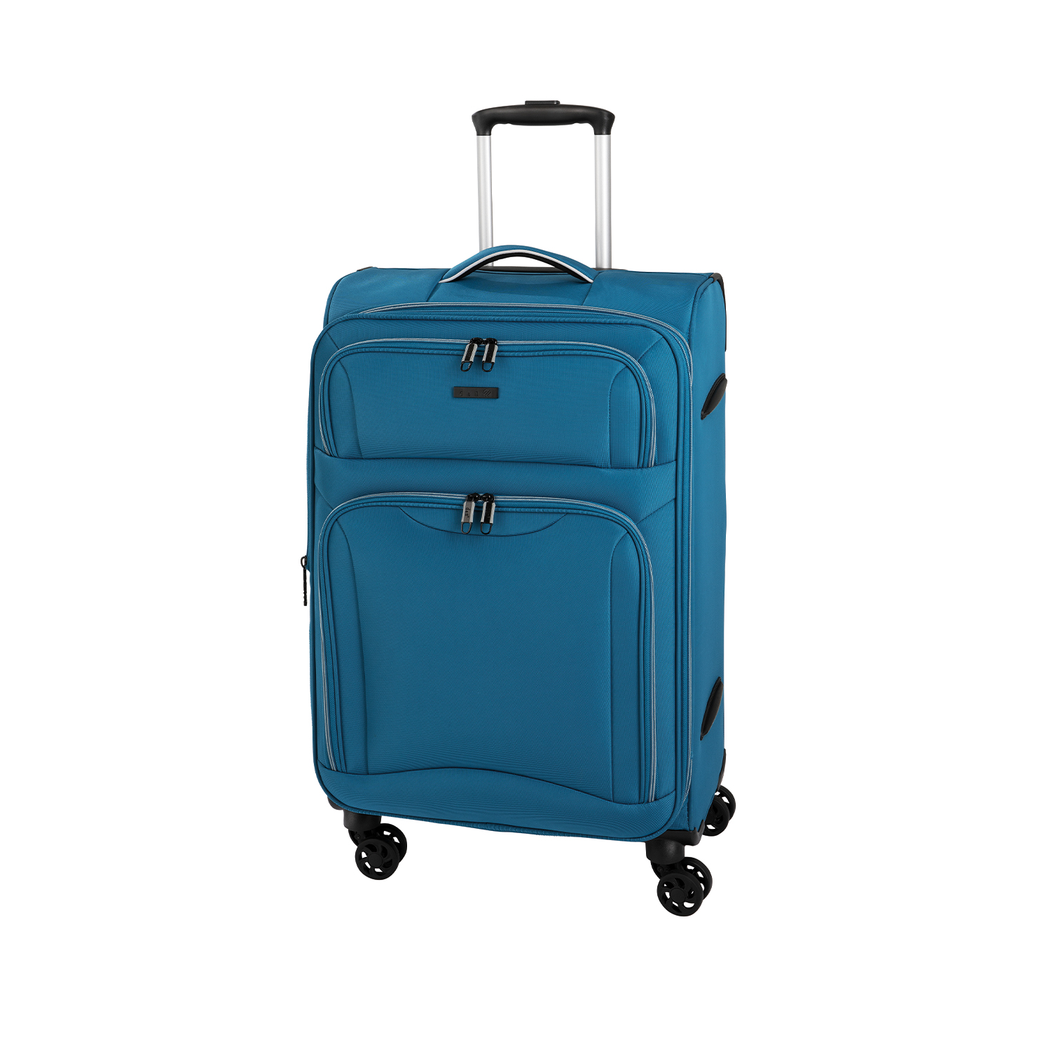 D&N Lederwaren Travel Line 9204 - 4 Rollen Trolley 76cm-Blau