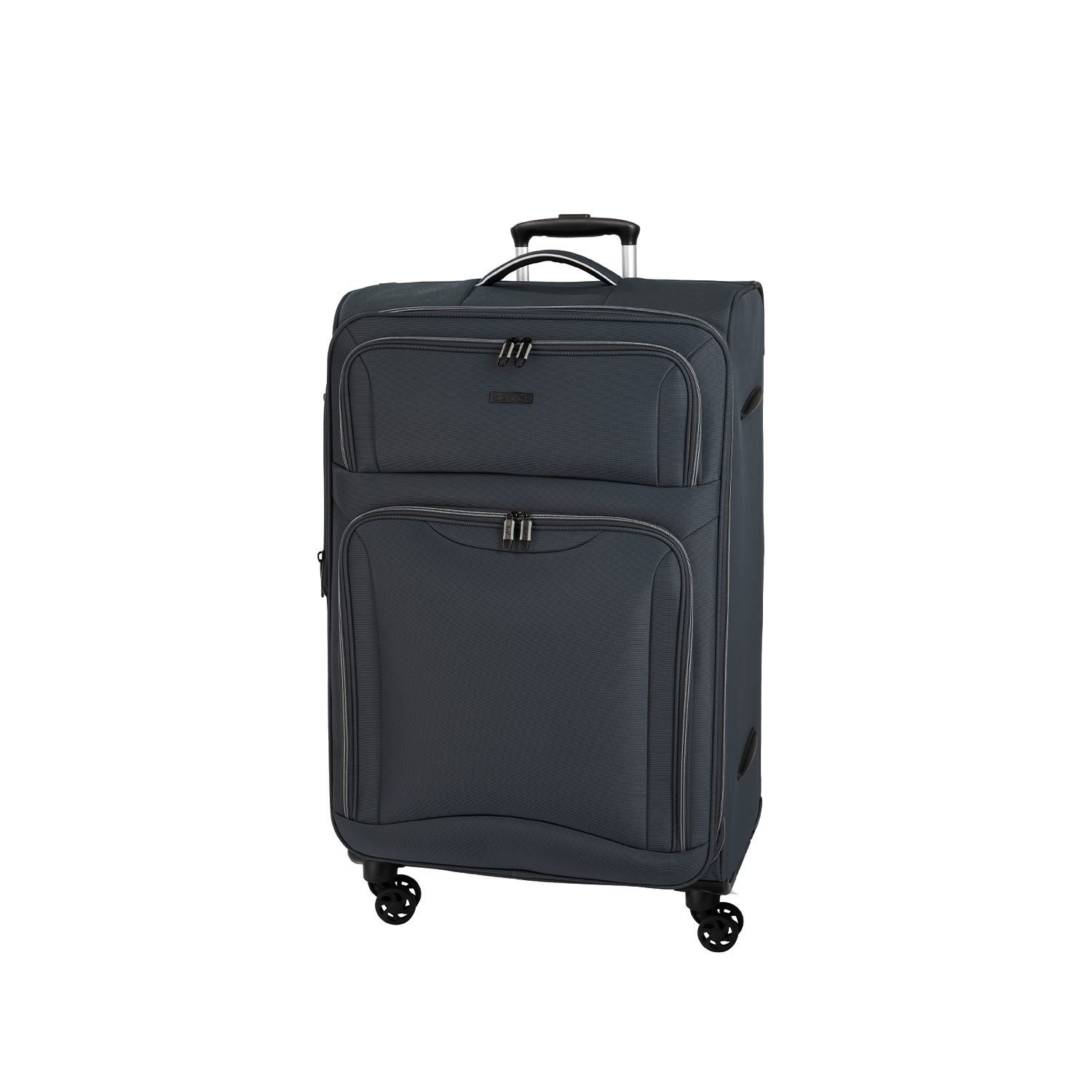 D&N Lederwaren Travel Line 9204 - 4 Rollen Trolley 76cm-Grau