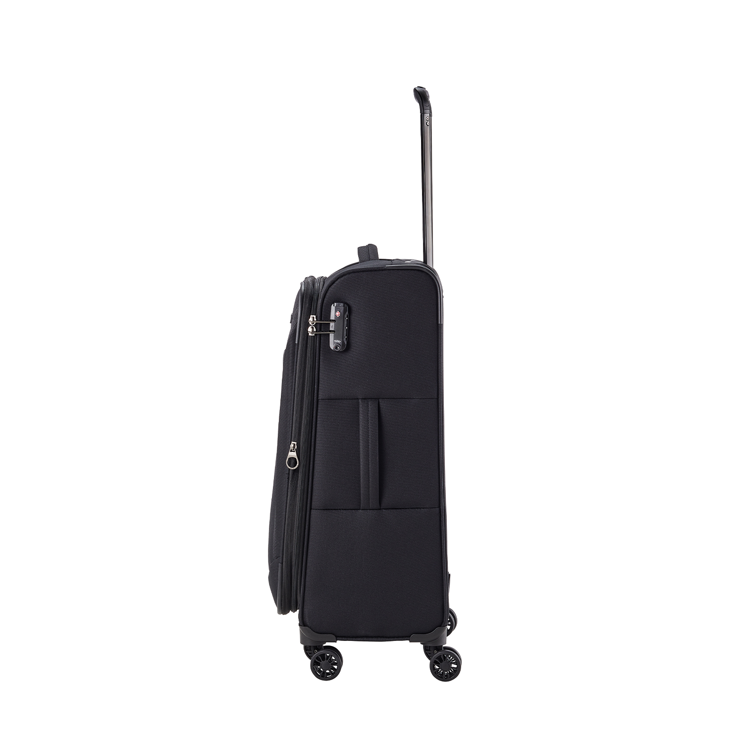 Travelite Chios - 4 Rollen Trolley M 67cm erw.-Schwarz