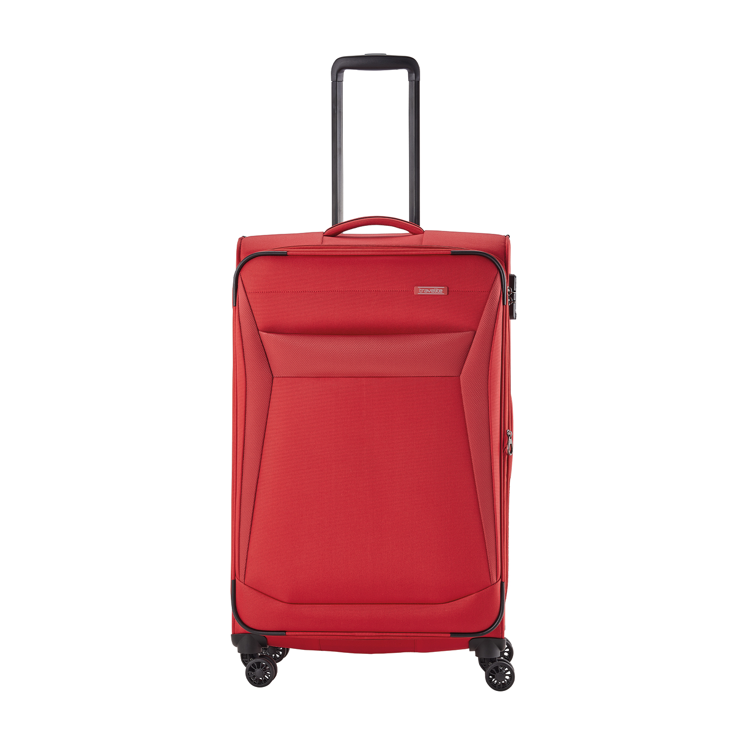 Travelite Chios - 4 Rollen Trolley L cm erw.-Rot