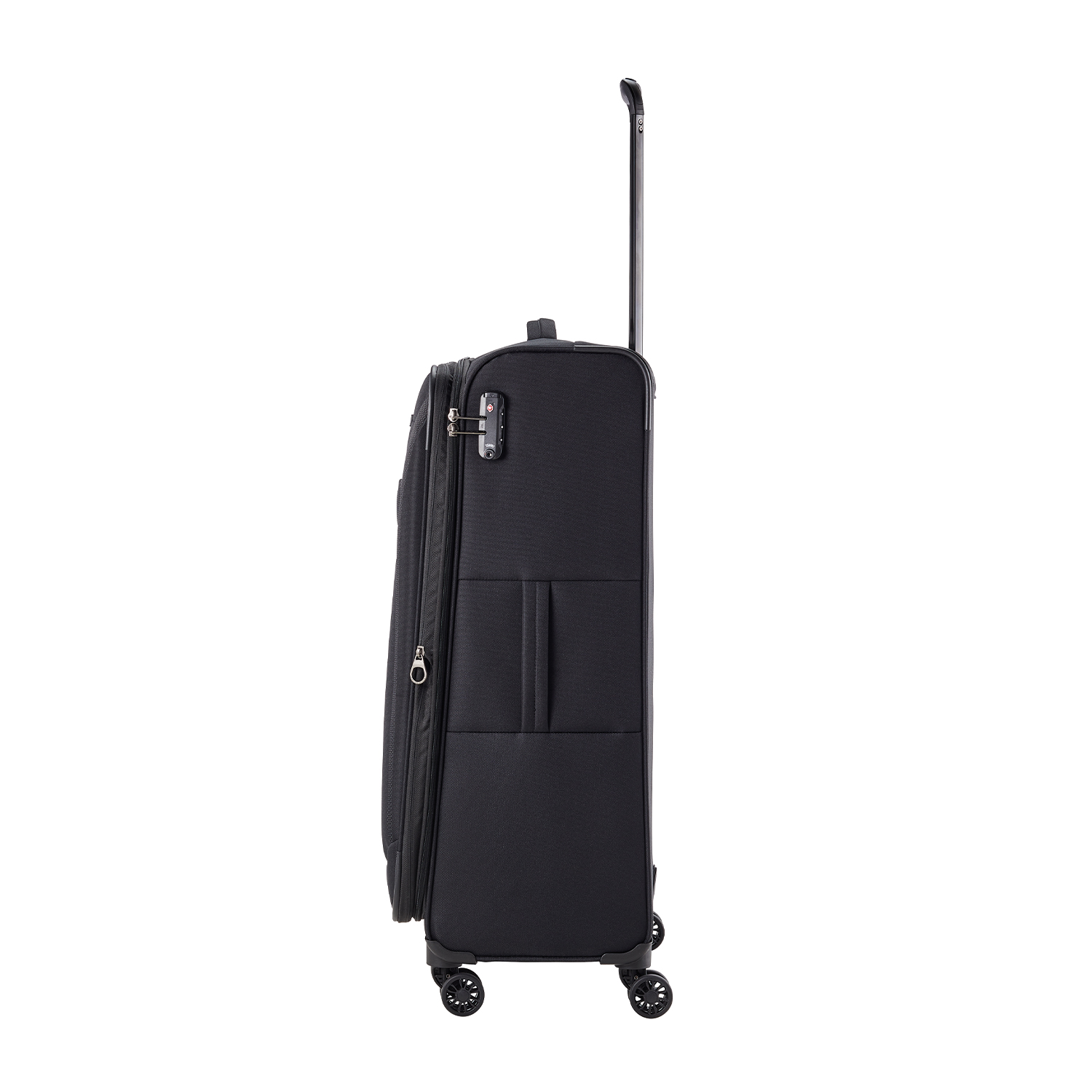 Travelite Chios - 4 Rollen Trolley L cm erw.-Schwarz