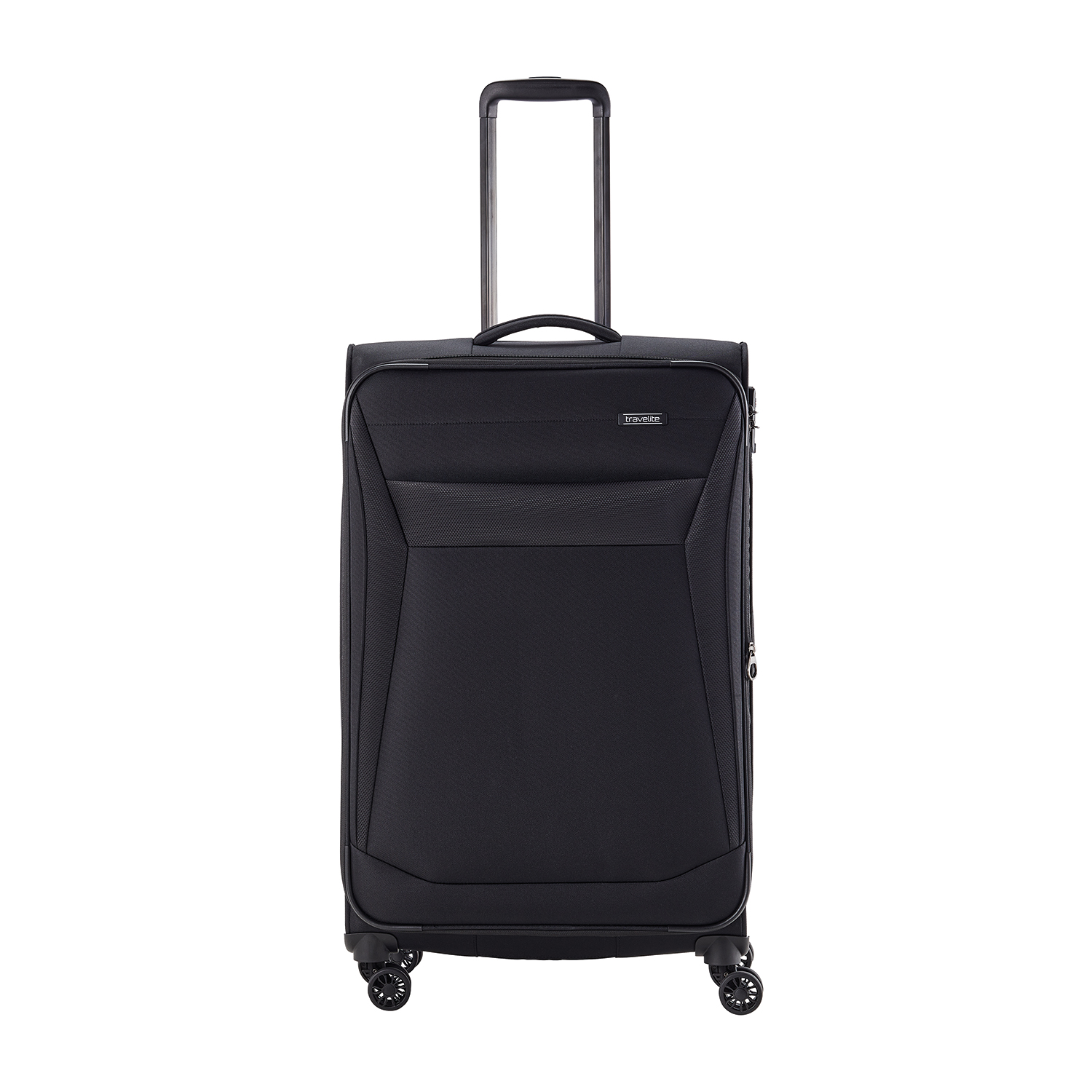 Travelite Chios - 4 Rollen Trolley L cm erw.-Schwarz