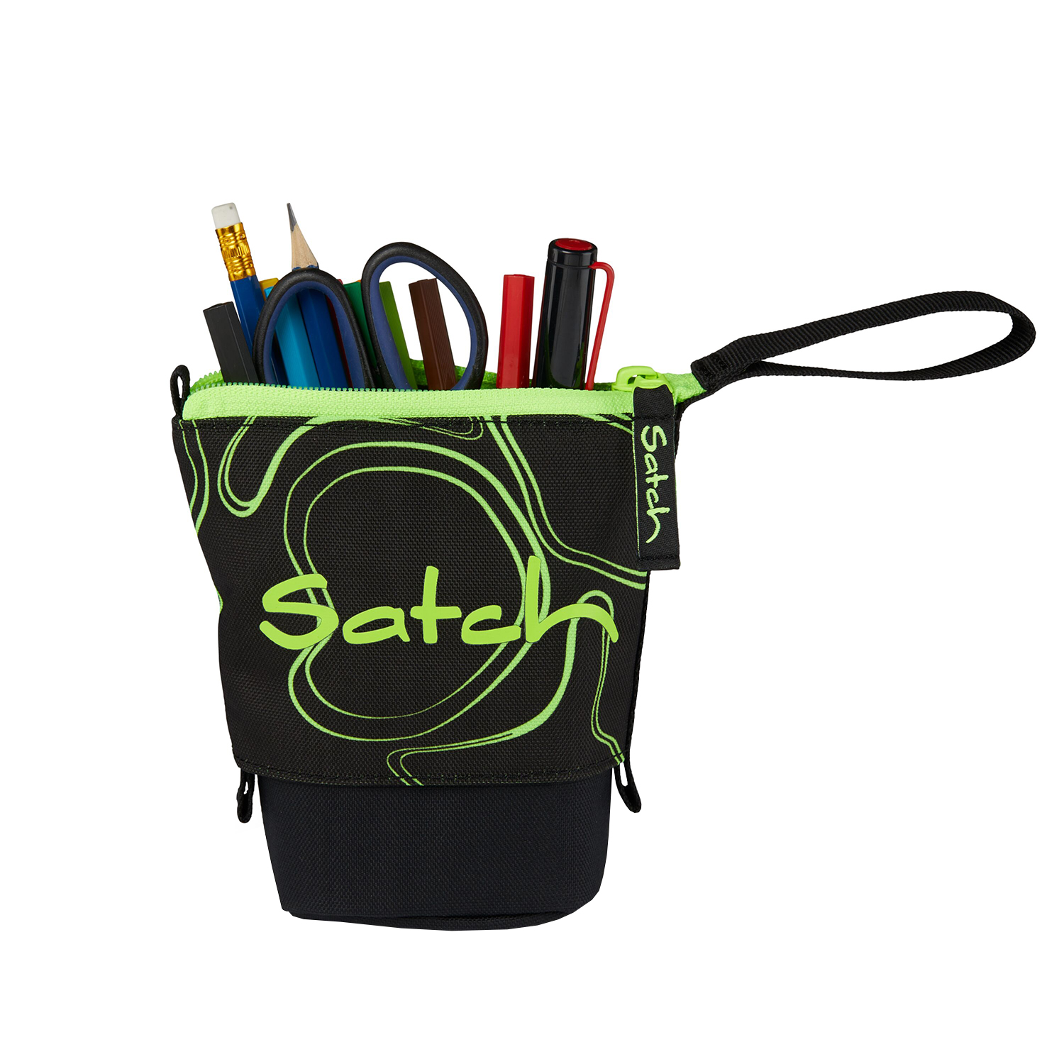 Satch Pencil Slider- Federtasche-Green Supreme