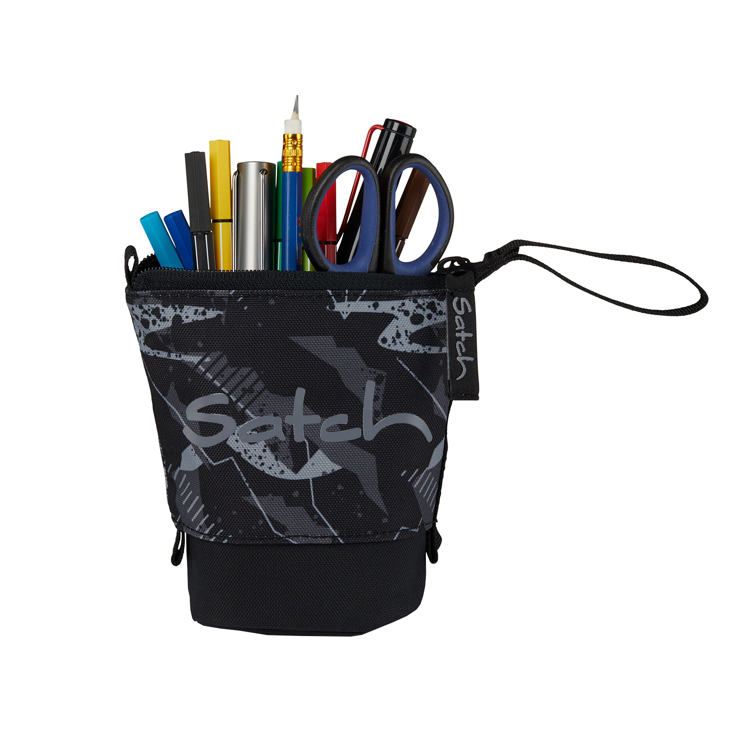 Satch Pencil Slider- Federtasche-Mountain Grid