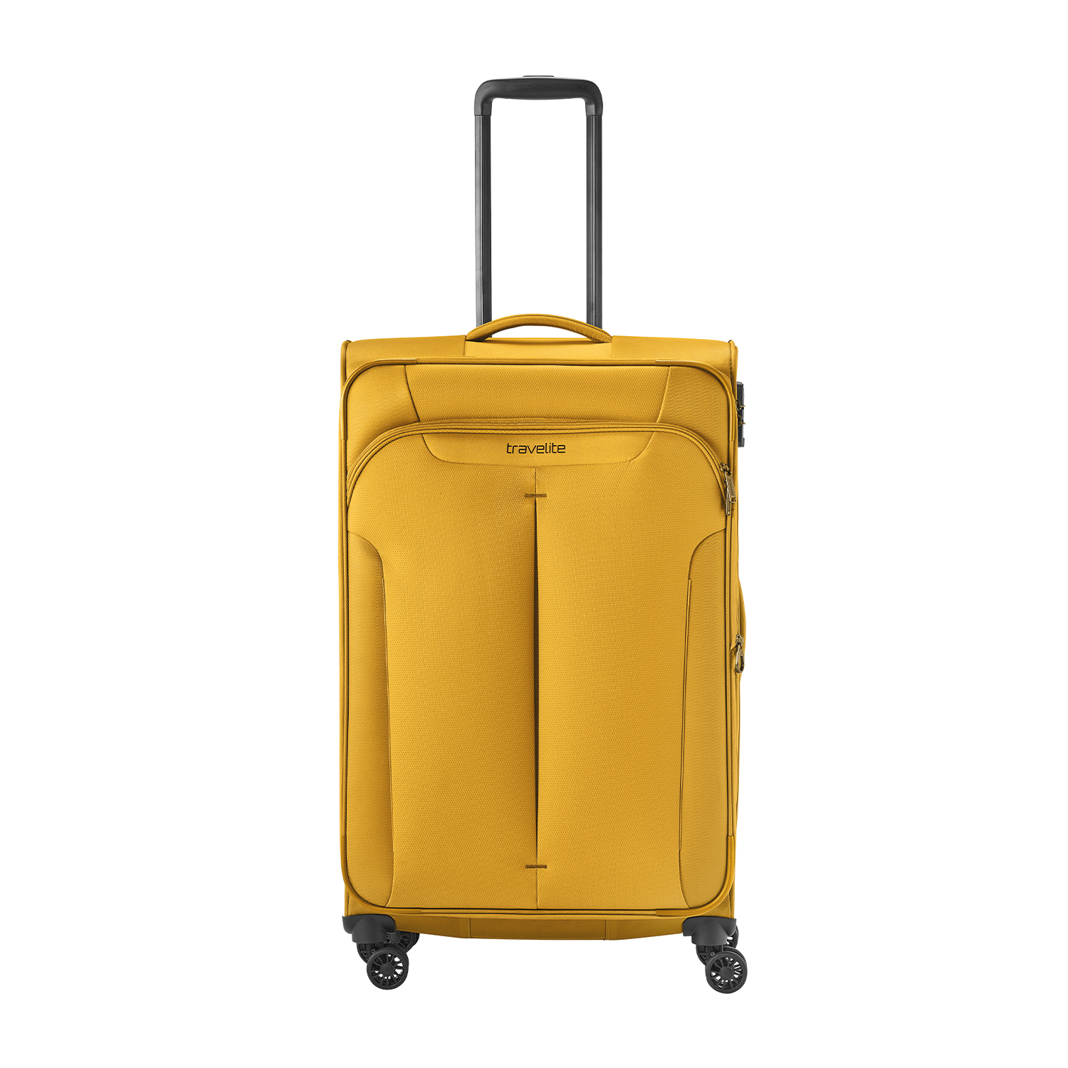 Travelite Croatia - 4 Rollen Trolley L 77cm-Curry