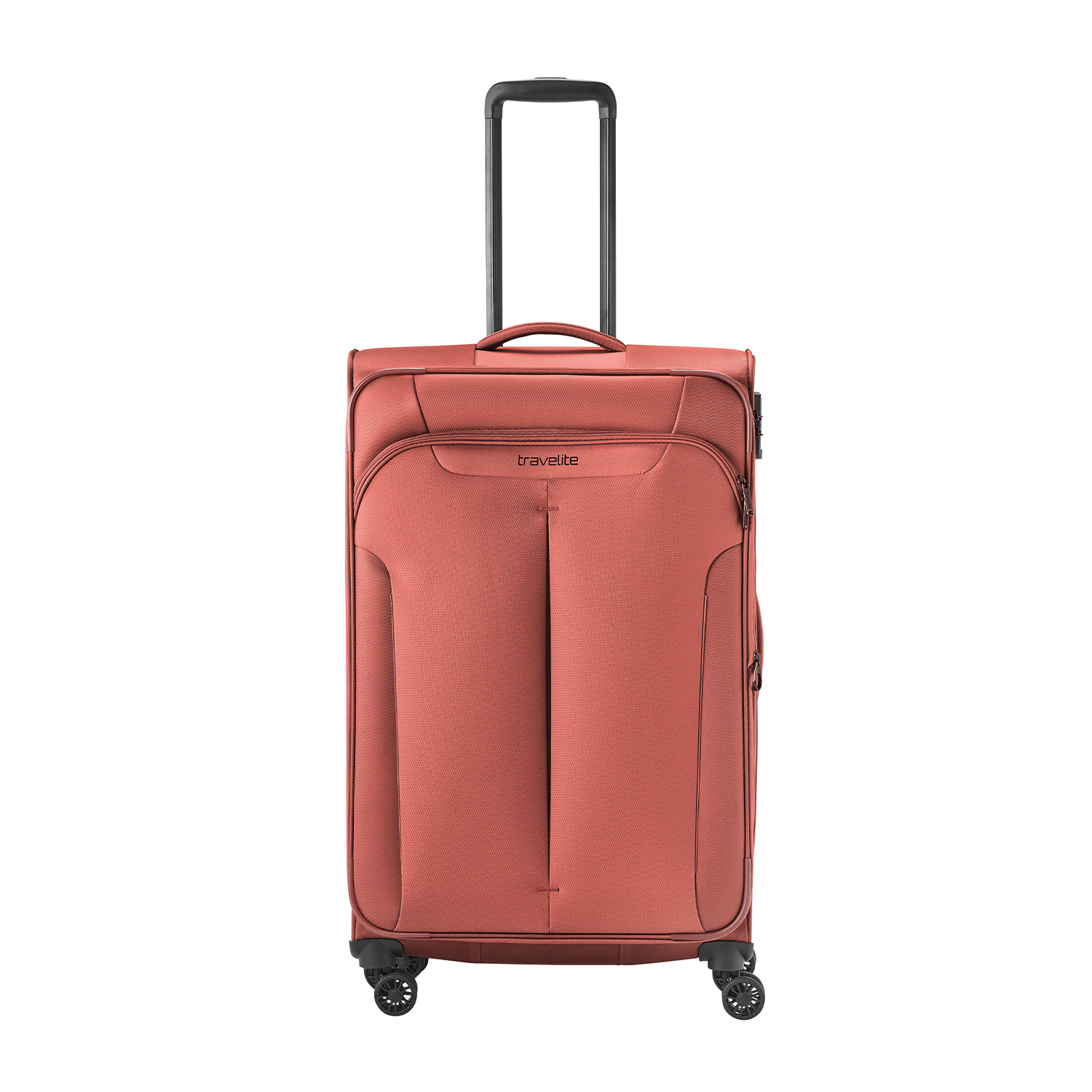 Travelite Croatia - 4 Rollen Trolley L 77cm-Koralle