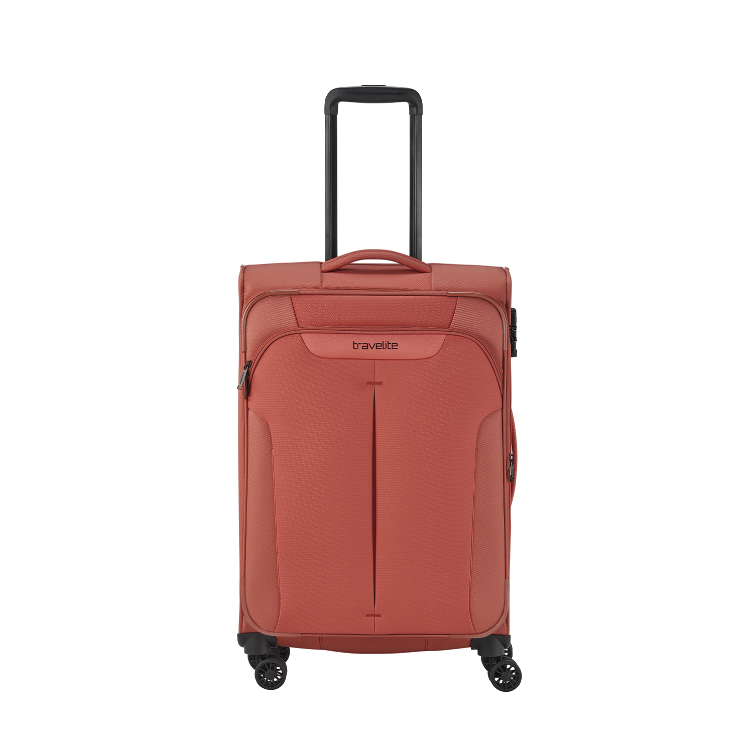 Travelite Croatia - 4 Rollen Trolley M 67cm-Koralle