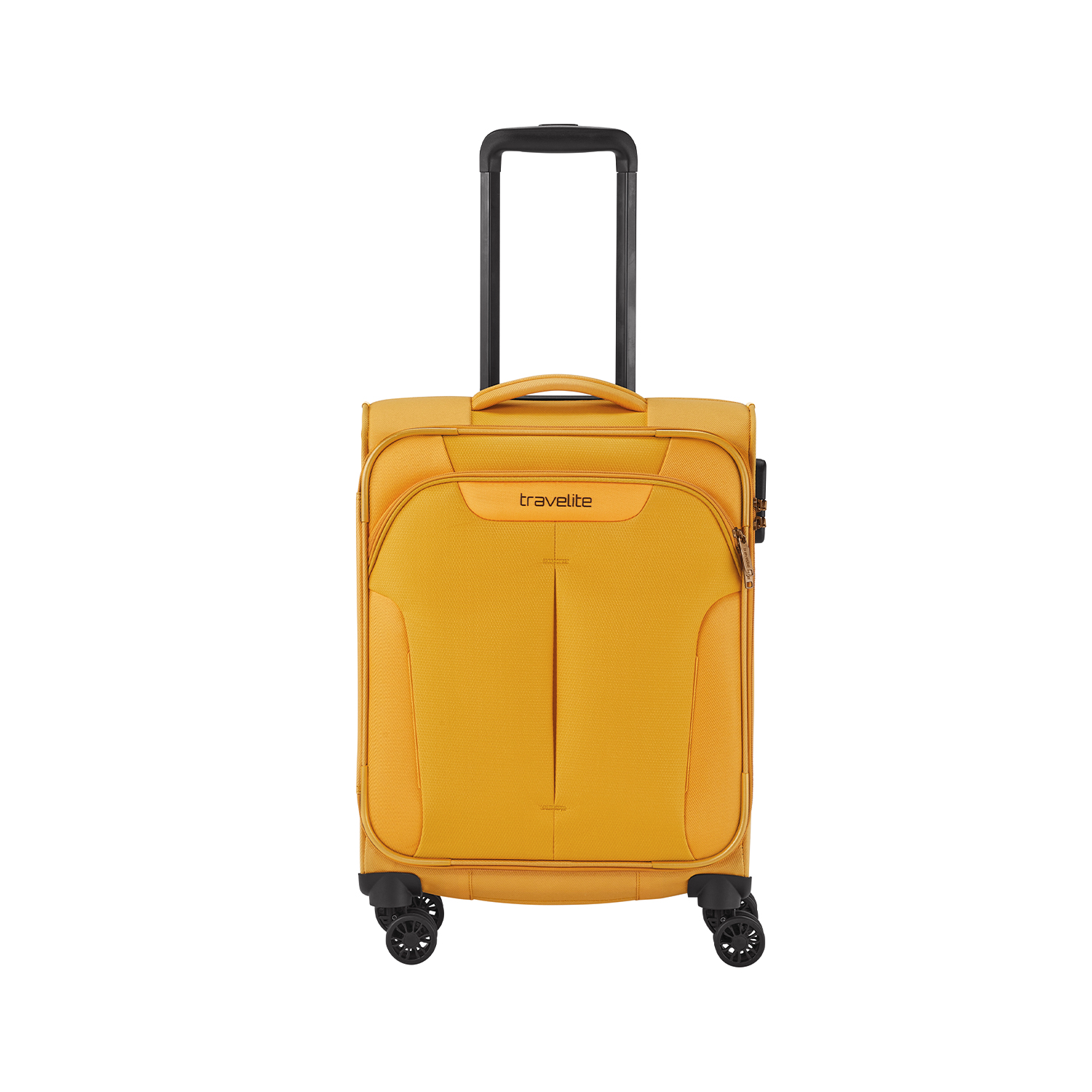 Travelite Croatia - 4 Rollen Bordtrolley S 55cm-Curry