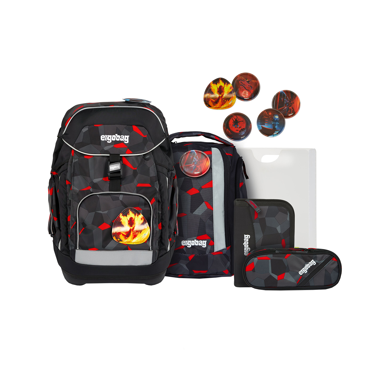 Ergobag Maxi Schulrucksack Set 6-teilig 2.3-TaekBärdo