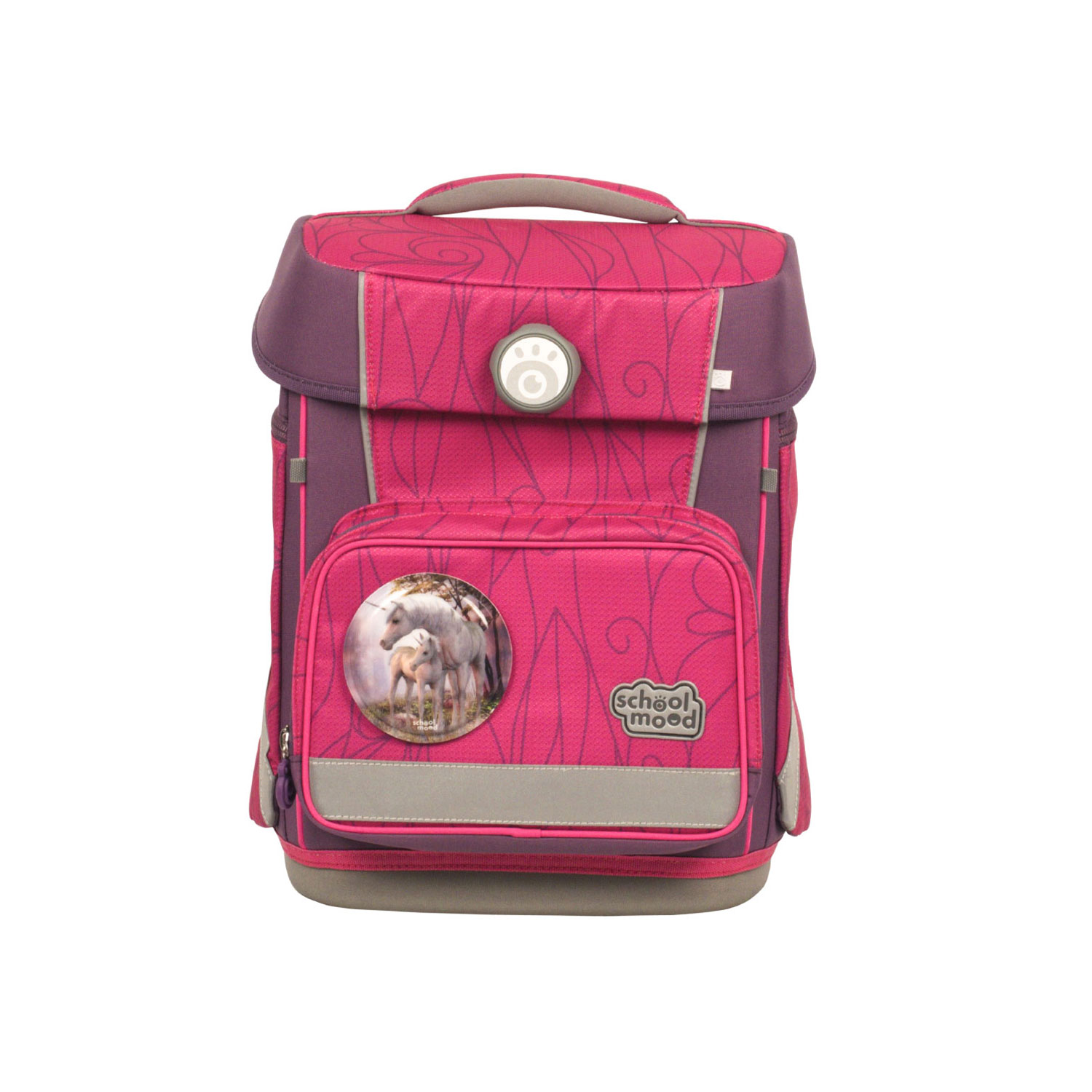 School Mood Champion Maxx - 7-teiliges Schulranzenset-Luisa. Einhorn