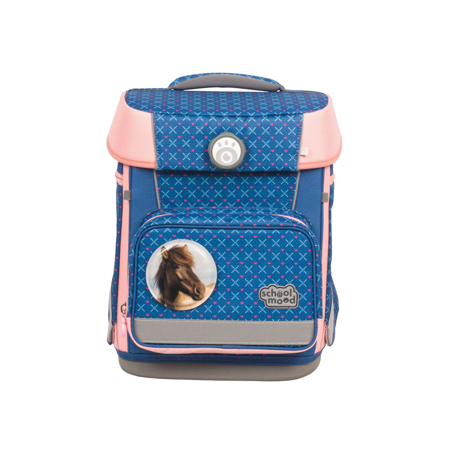 School Mood Champion Maxx - 7-teiliges Schulranzenset-Mila. Pferd