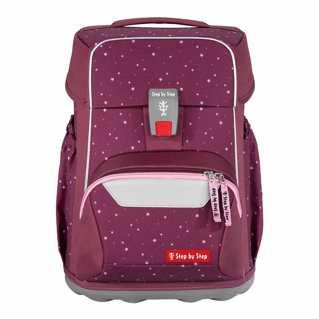 Step by Step Basis Schulranzen Set 4-teilig-Berry Stars