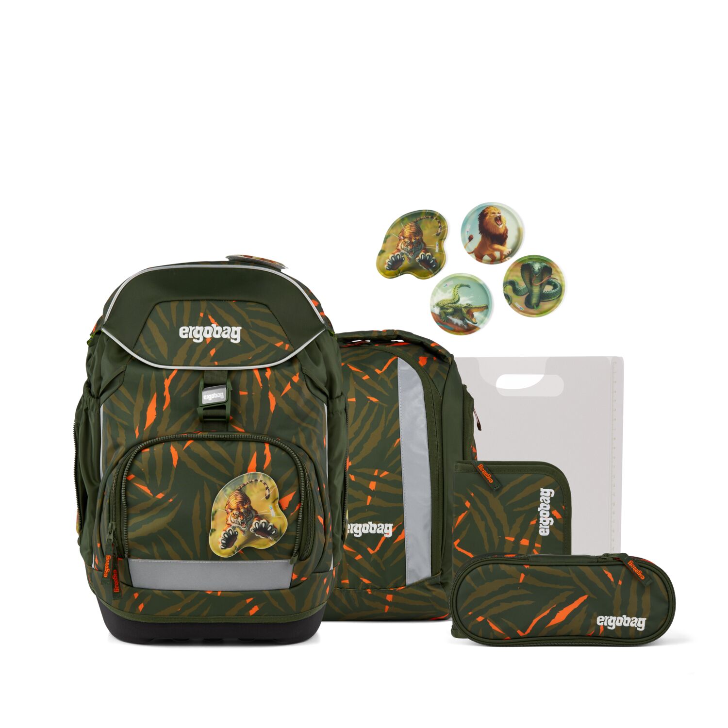 Ergobag Pack Schulrucksack Set 6-teilig-ExBärdition