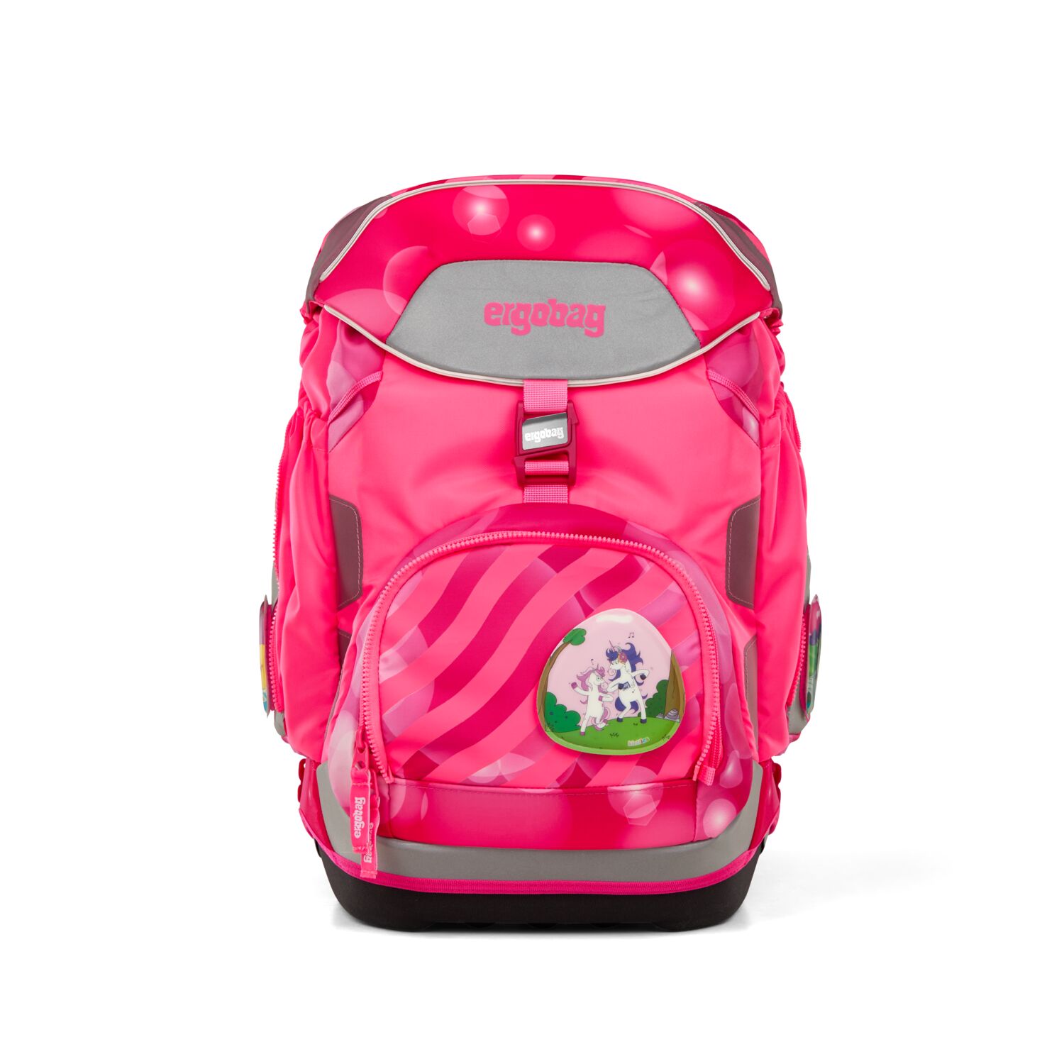 Ergobag Pack Schulrucksack Set 6-teilig-KuntBärbuntes Einhorn