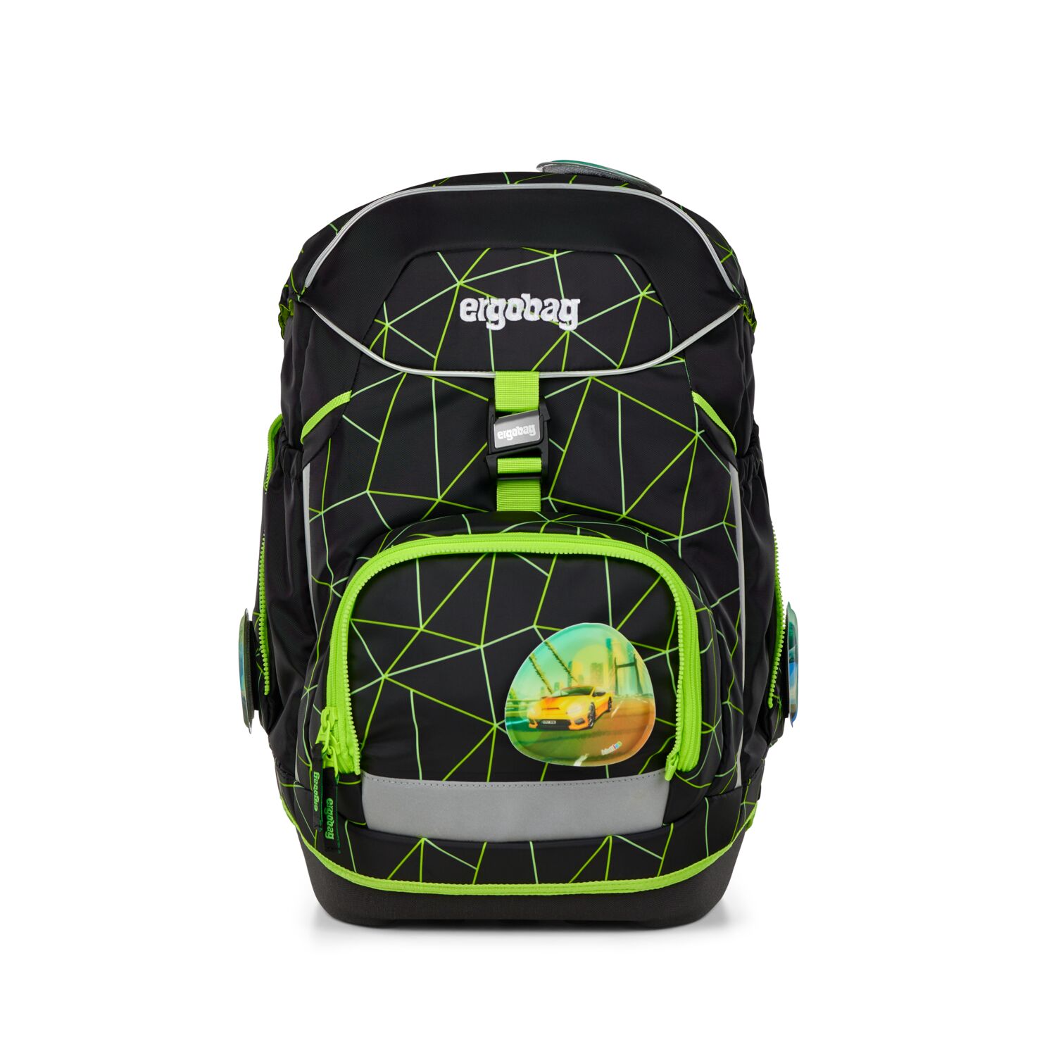 Ergobag Pack Schulrucksack Set 6-teilig-CyBär Race