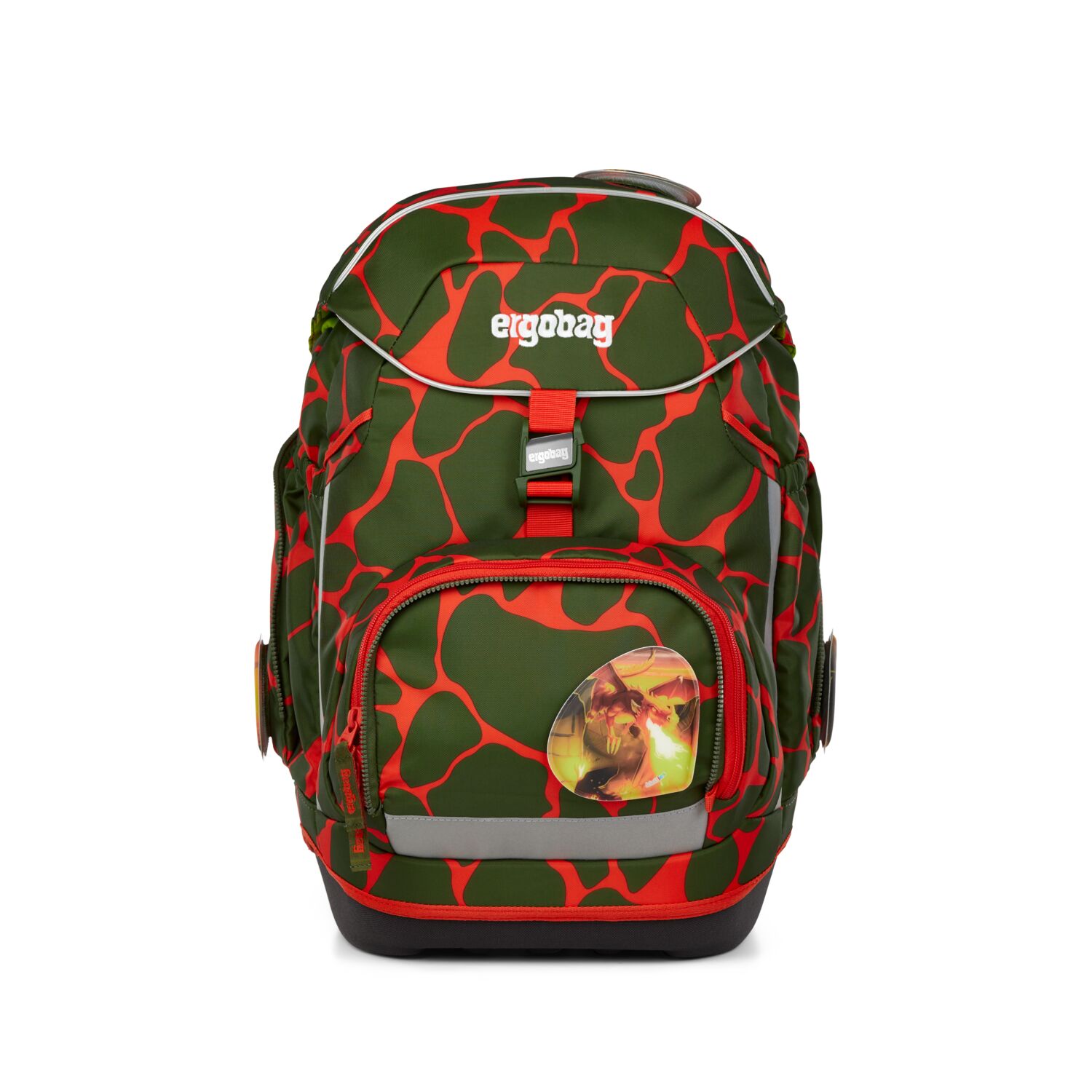Ergobag Pack Schulrucksack Set 6-teilig-FeuerspeiBär