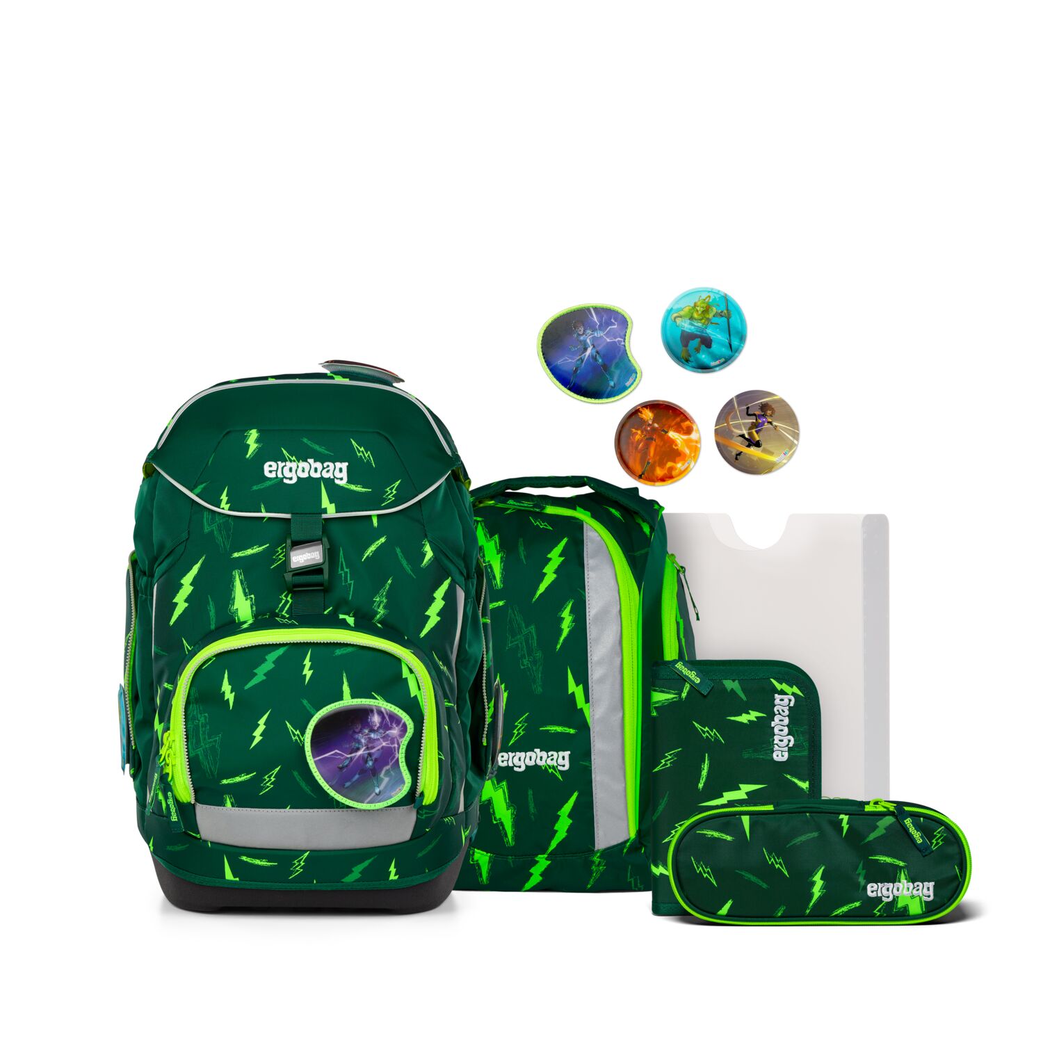 Ergobag Pack Schulrucksack Set 6-teilig-Bärtastisch