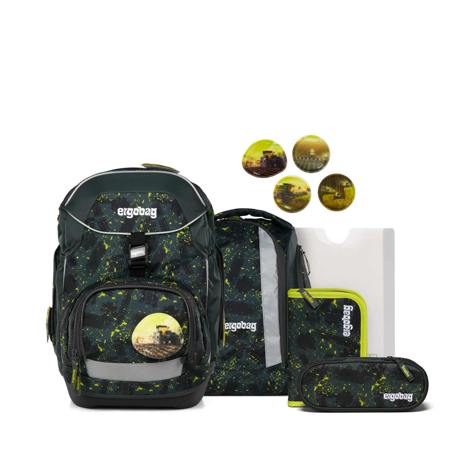Ergobag Pack Schulrucksack Set 6-teilig-MähdreschBär
