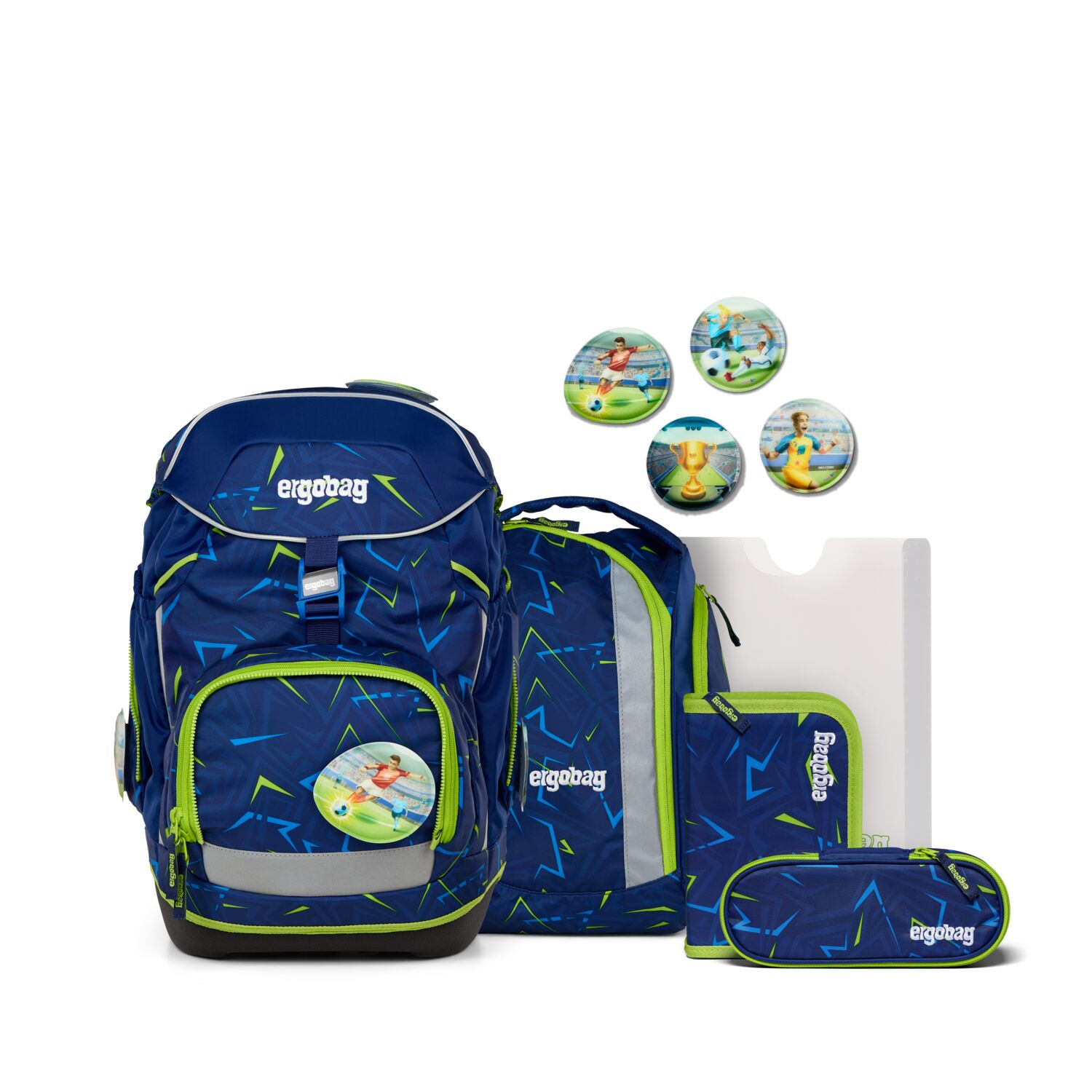 Ergobag Pack Schulrucksack Set 6-teilig-SpitzenreitBär