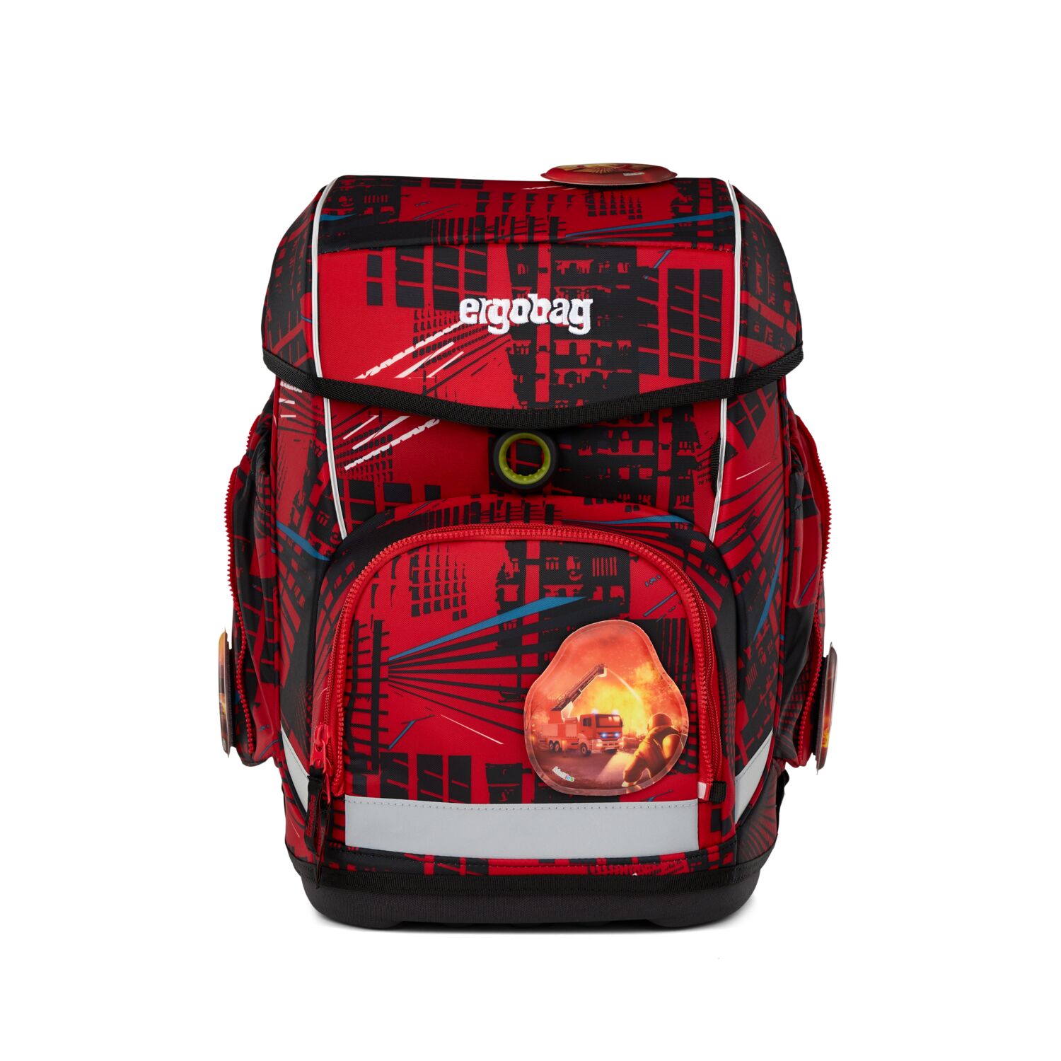 Ergobag Cubo Schulranzen Set 5-teilig-AlarmBärreitschaft