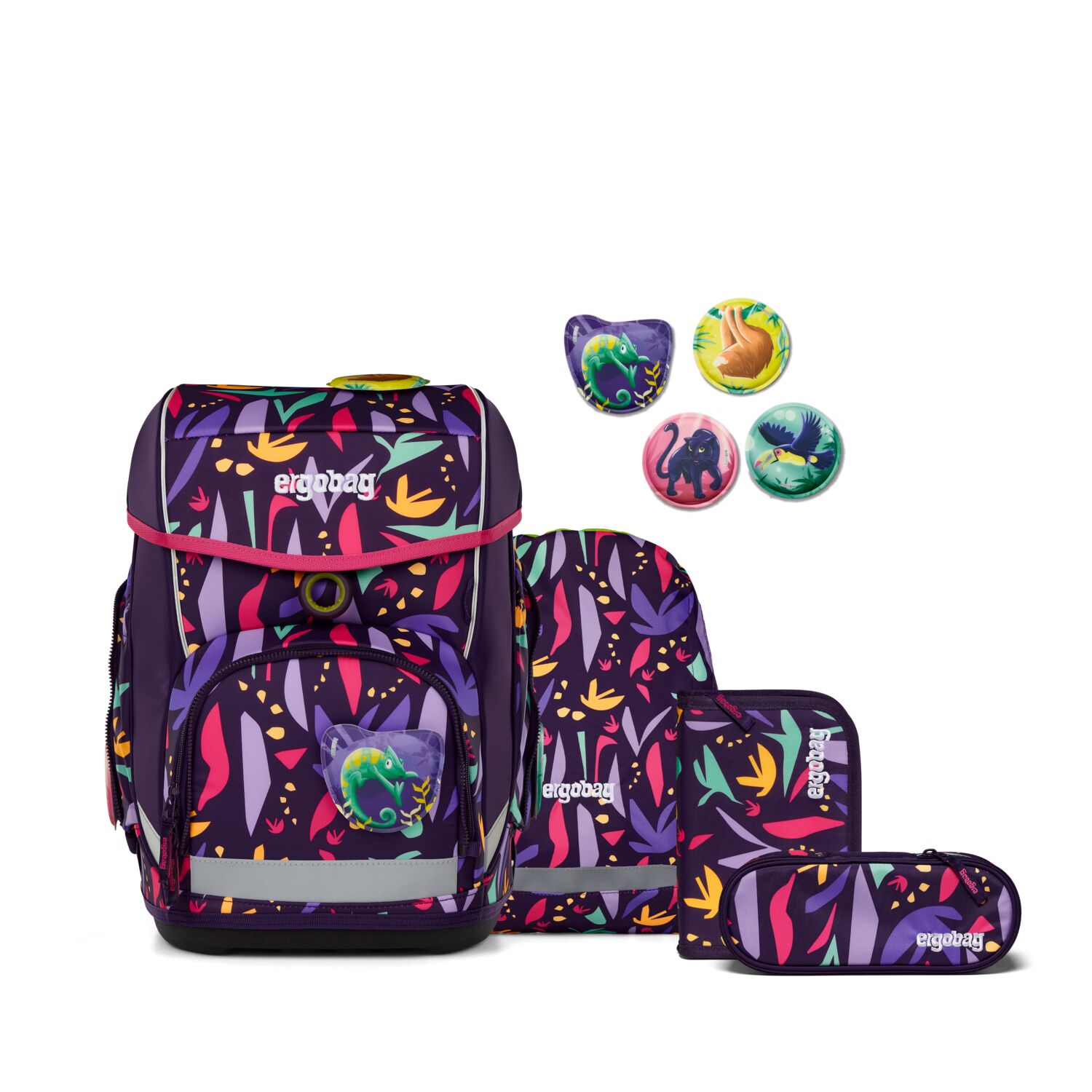 Ergobag Cubo Schulranzen Set 5-teilig-AmBärzonas