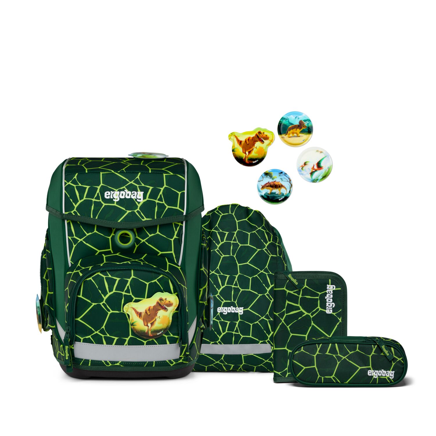 Ergobag Cubo Schulranzen Set 5-teilig-BärRex