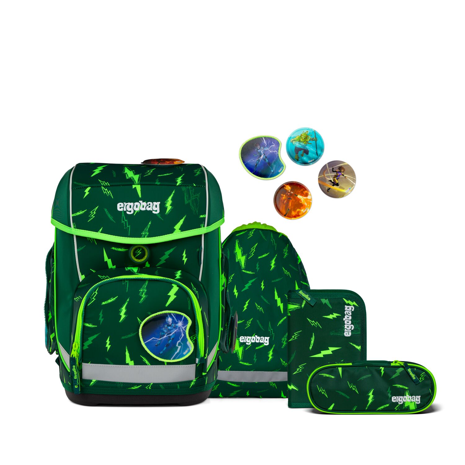 Ergobag Cubo Schulranzen Set 5-teilig-Bärtastisch
